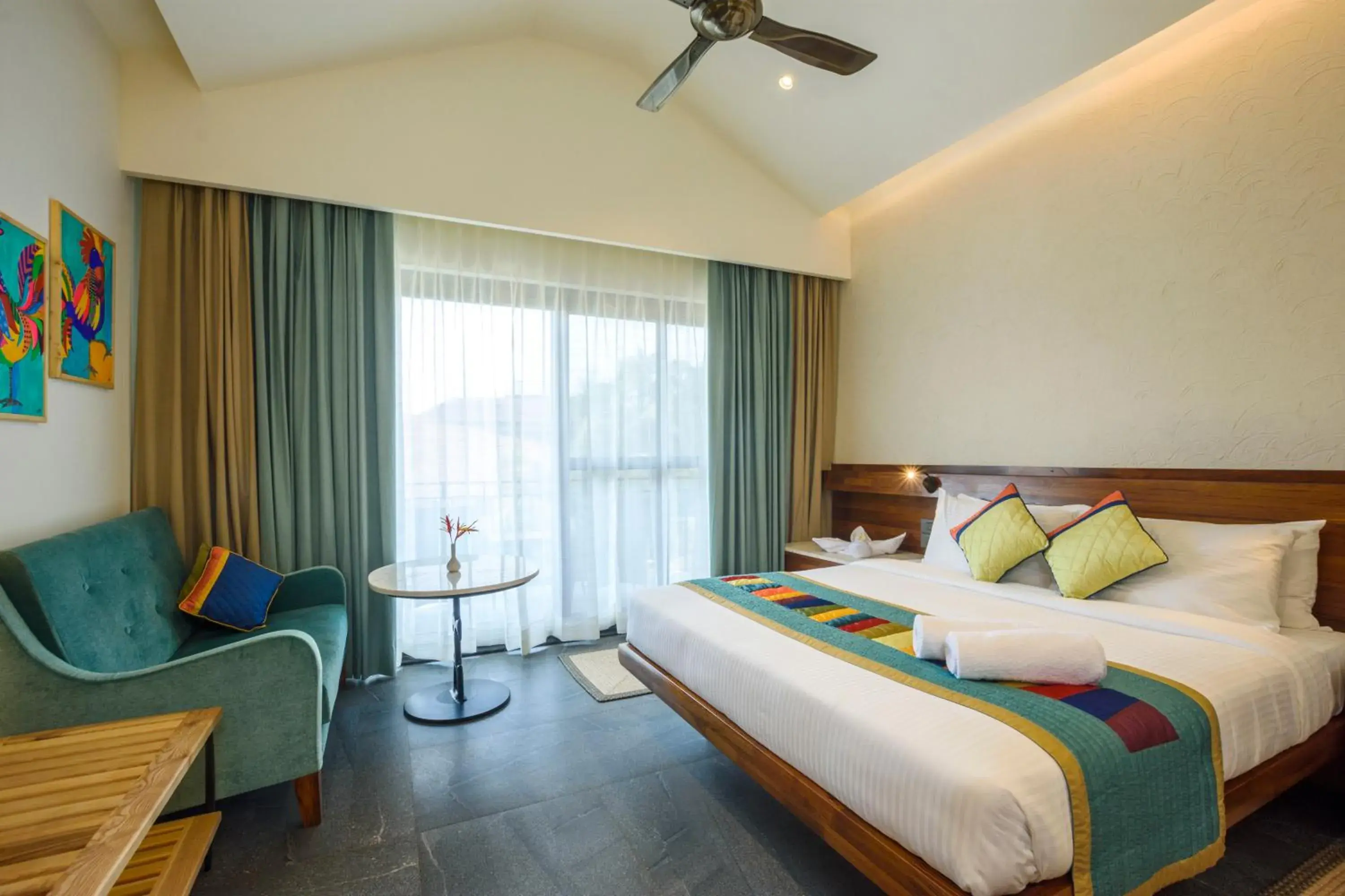 Balcony/Terrace, Bed in Beleza By The Beach Balcony/Terrace, Bed in Beleza By The Beach