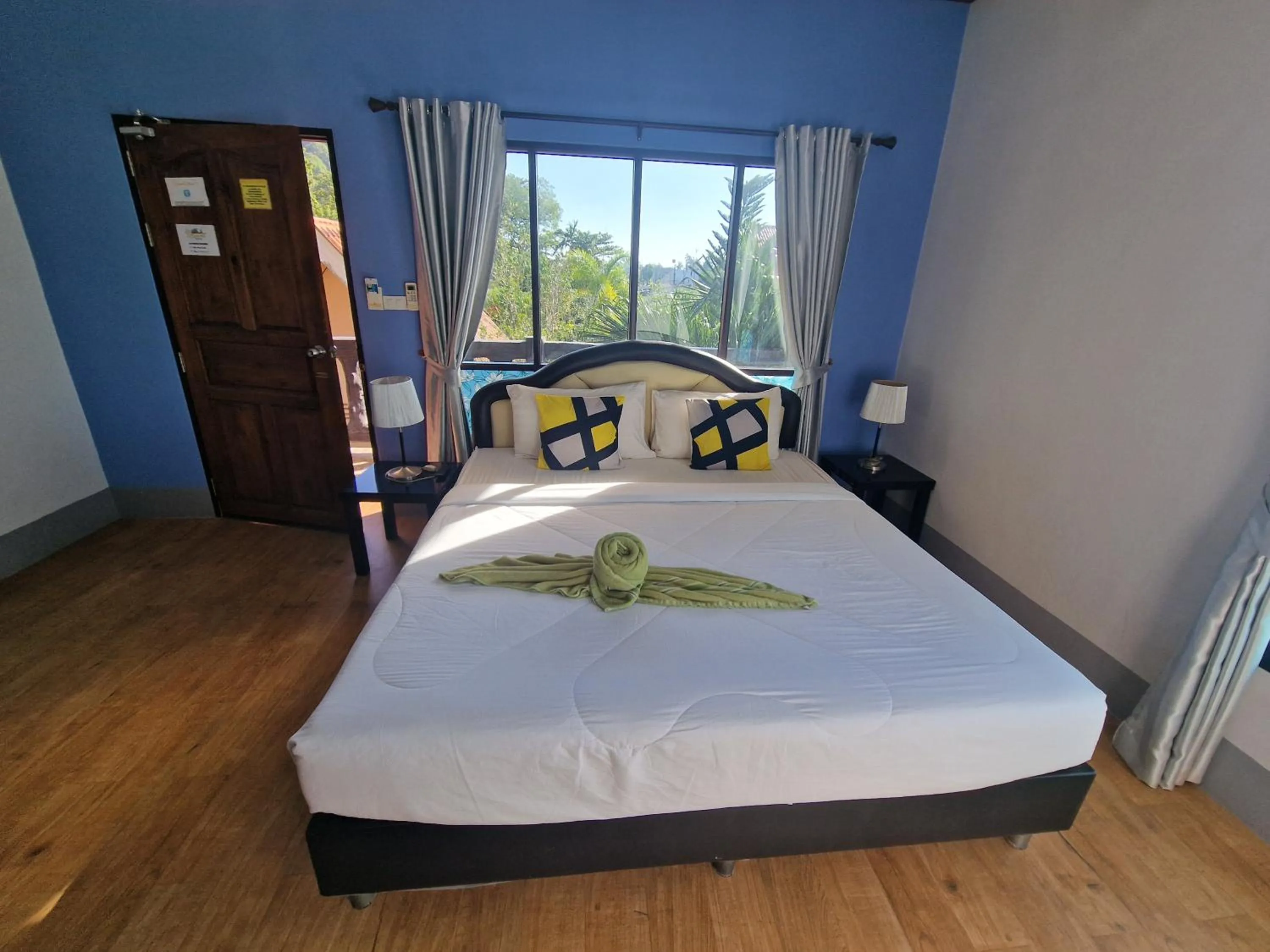 Bed in Rim Khao Resort