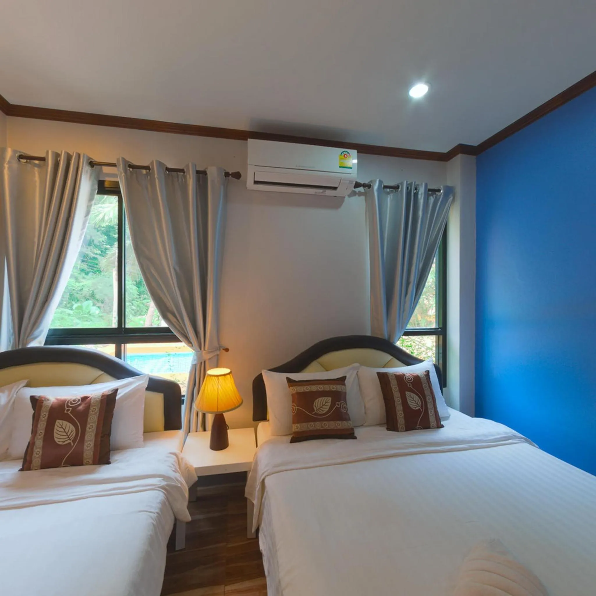 Bed in Rim Khao Resort