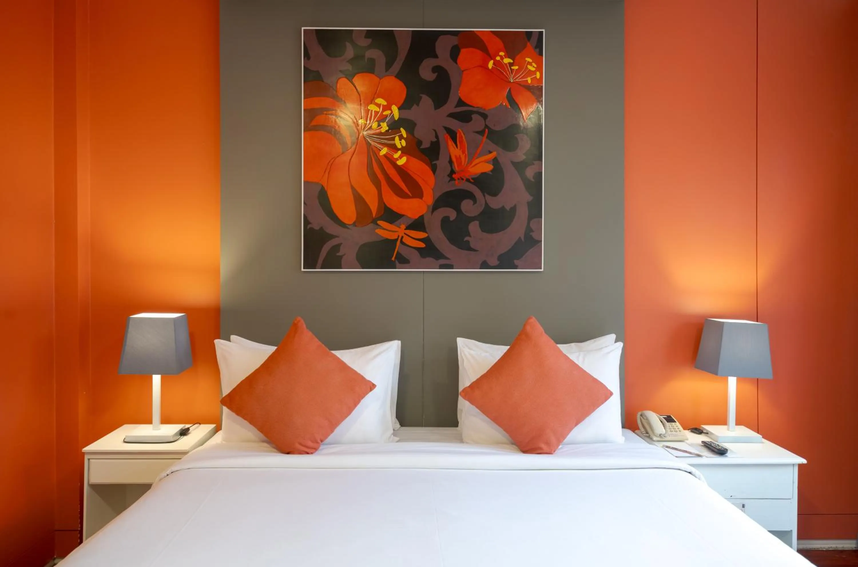 Bed in Memoire Siem Reap Hotel