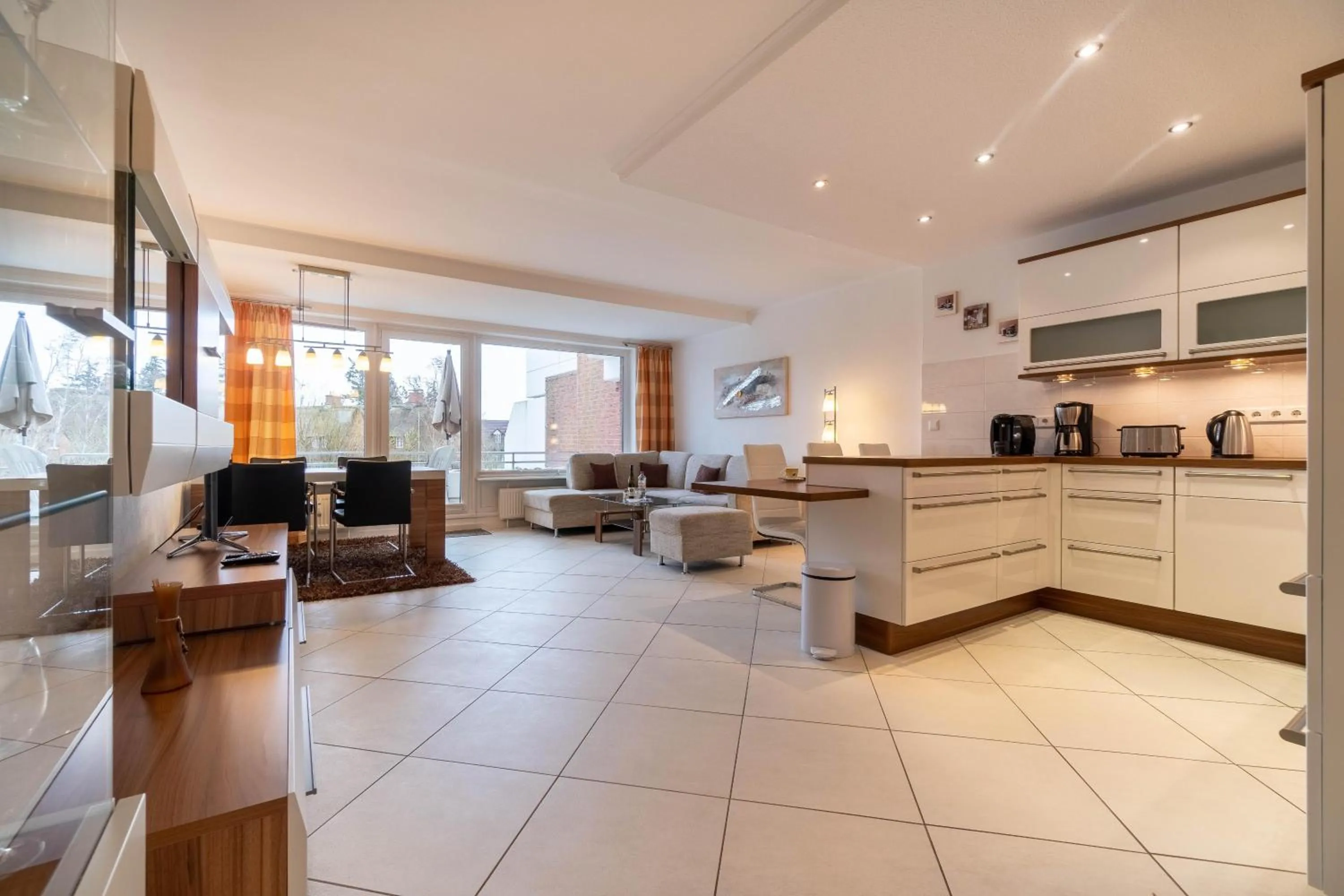 Kitchen or kitchenette in Haus Halligblick Wohnung 16