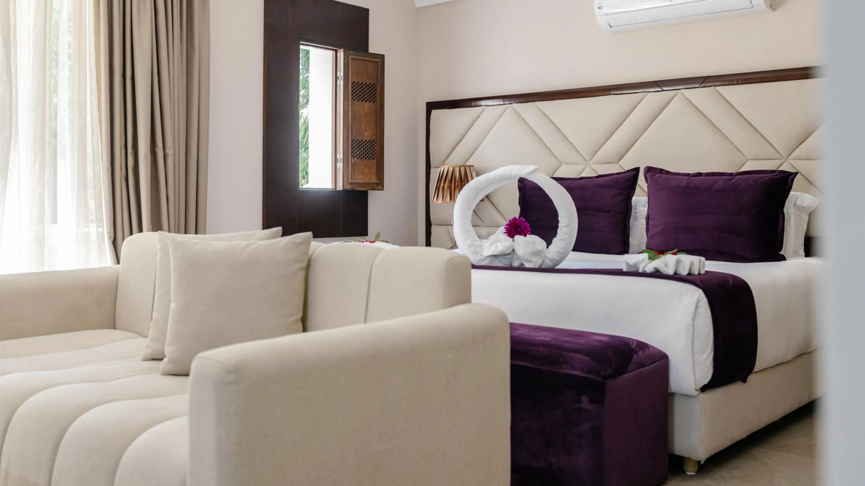 Bed in Hotel Prestige Agadir