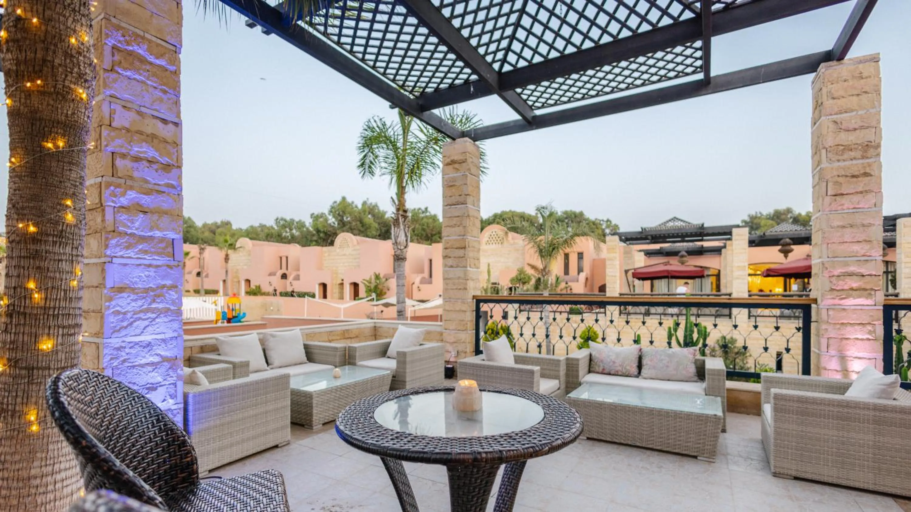 Patio in Hotel Prestige Agadir