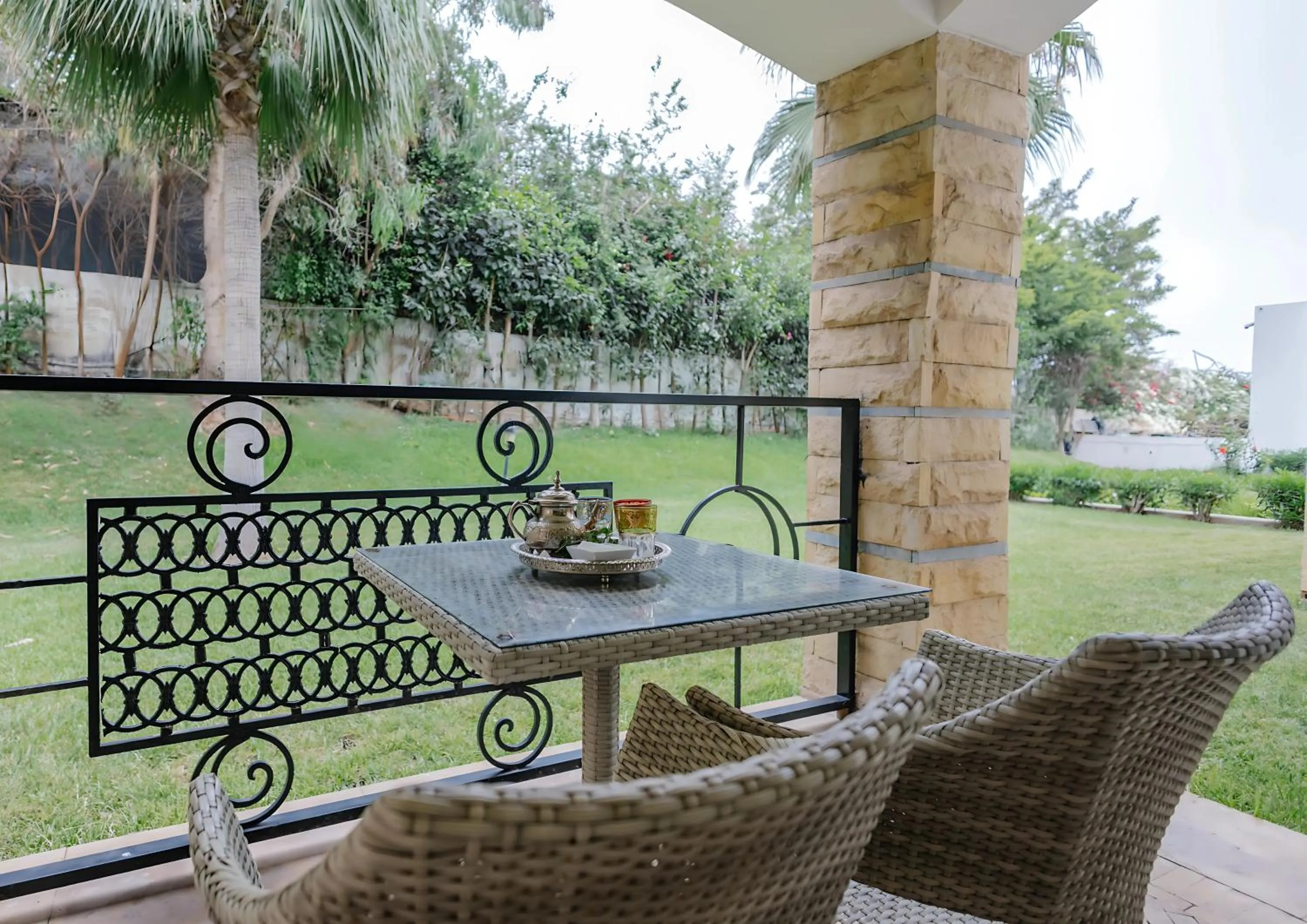 Garden view in Hotel Prestige Agadir