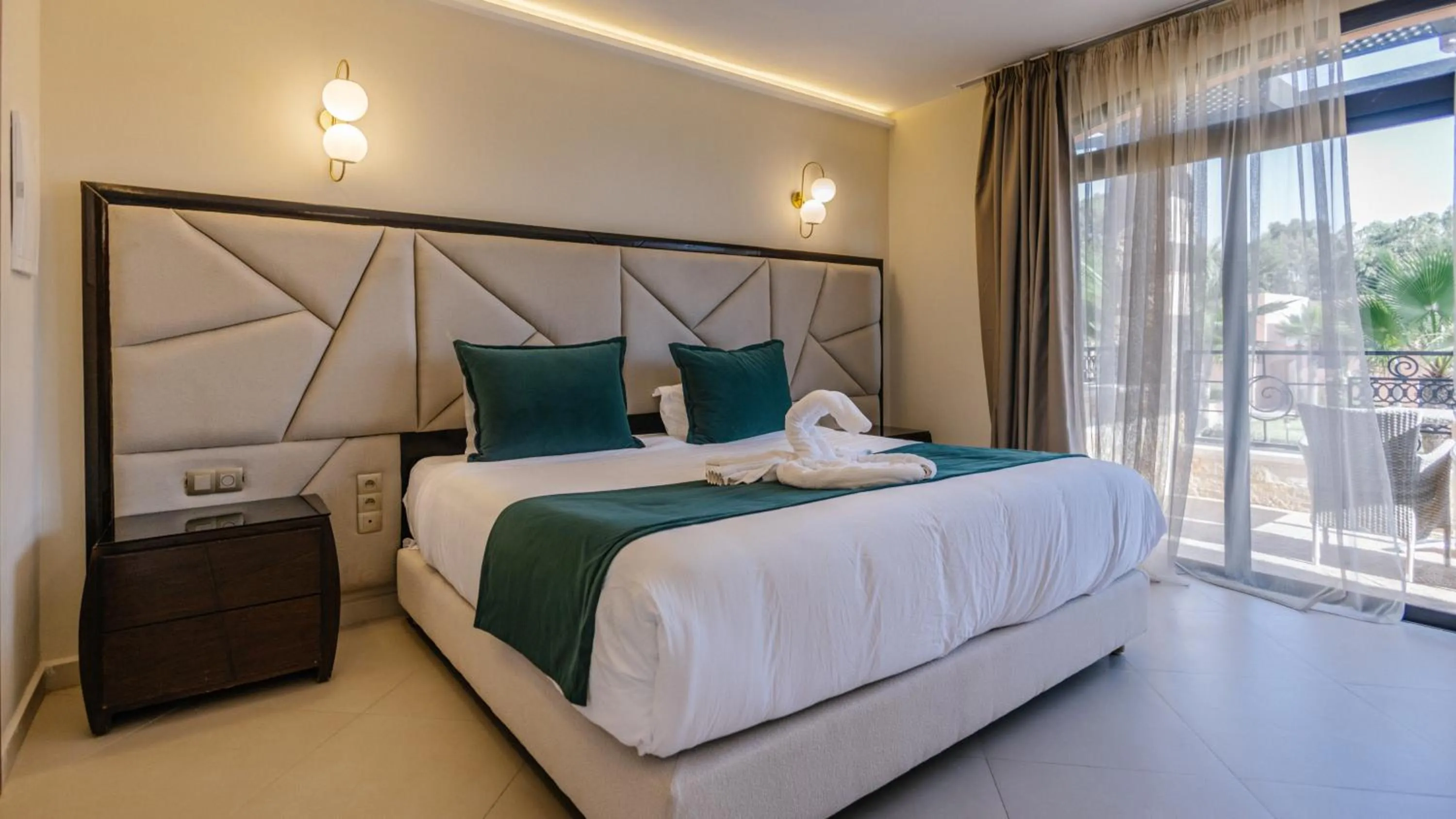 Bed in Hotel Prestige Agadir