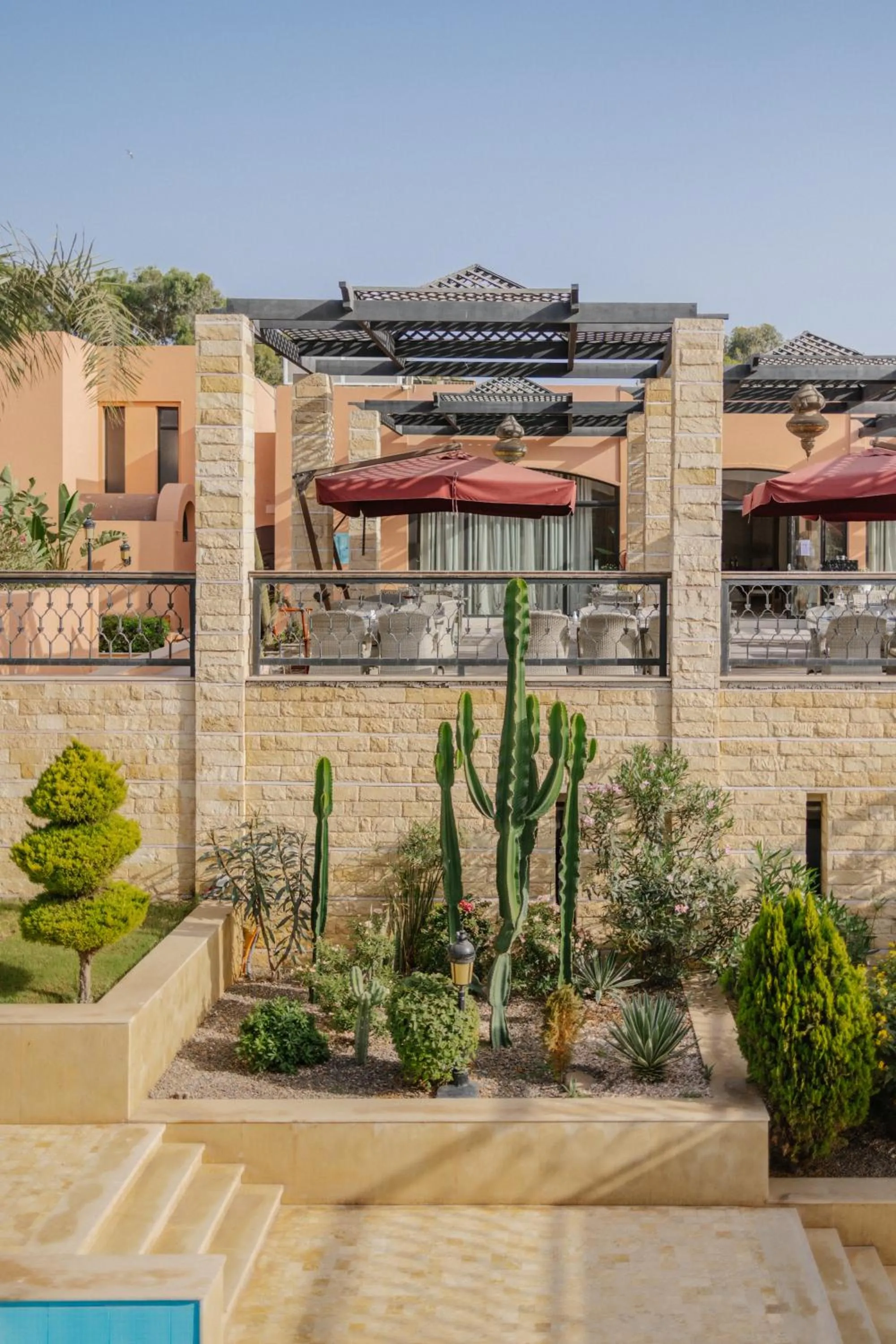 Patio in Hotel Prestige Agadir