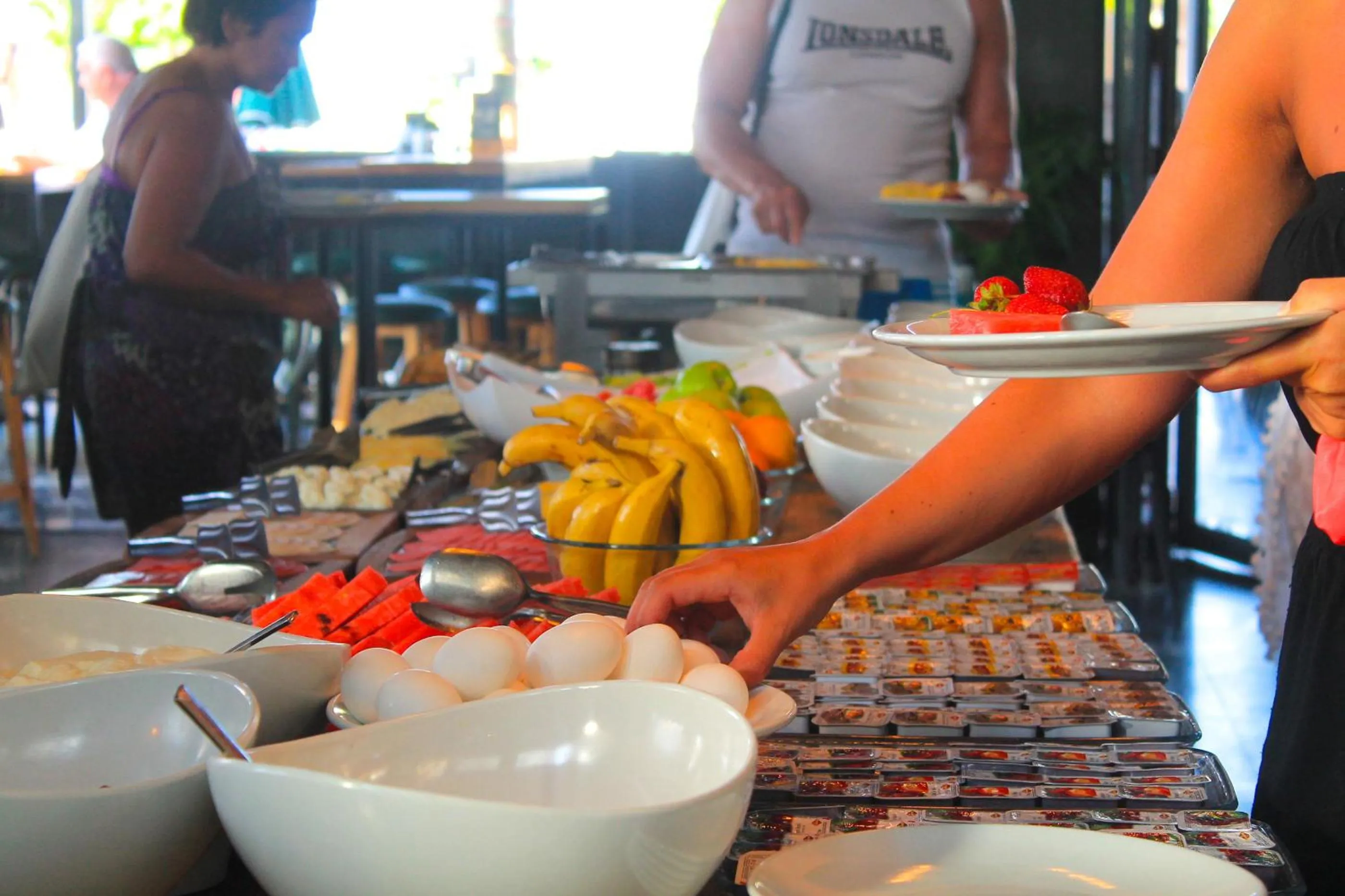 Buffet breakfast in Yunus Hotel