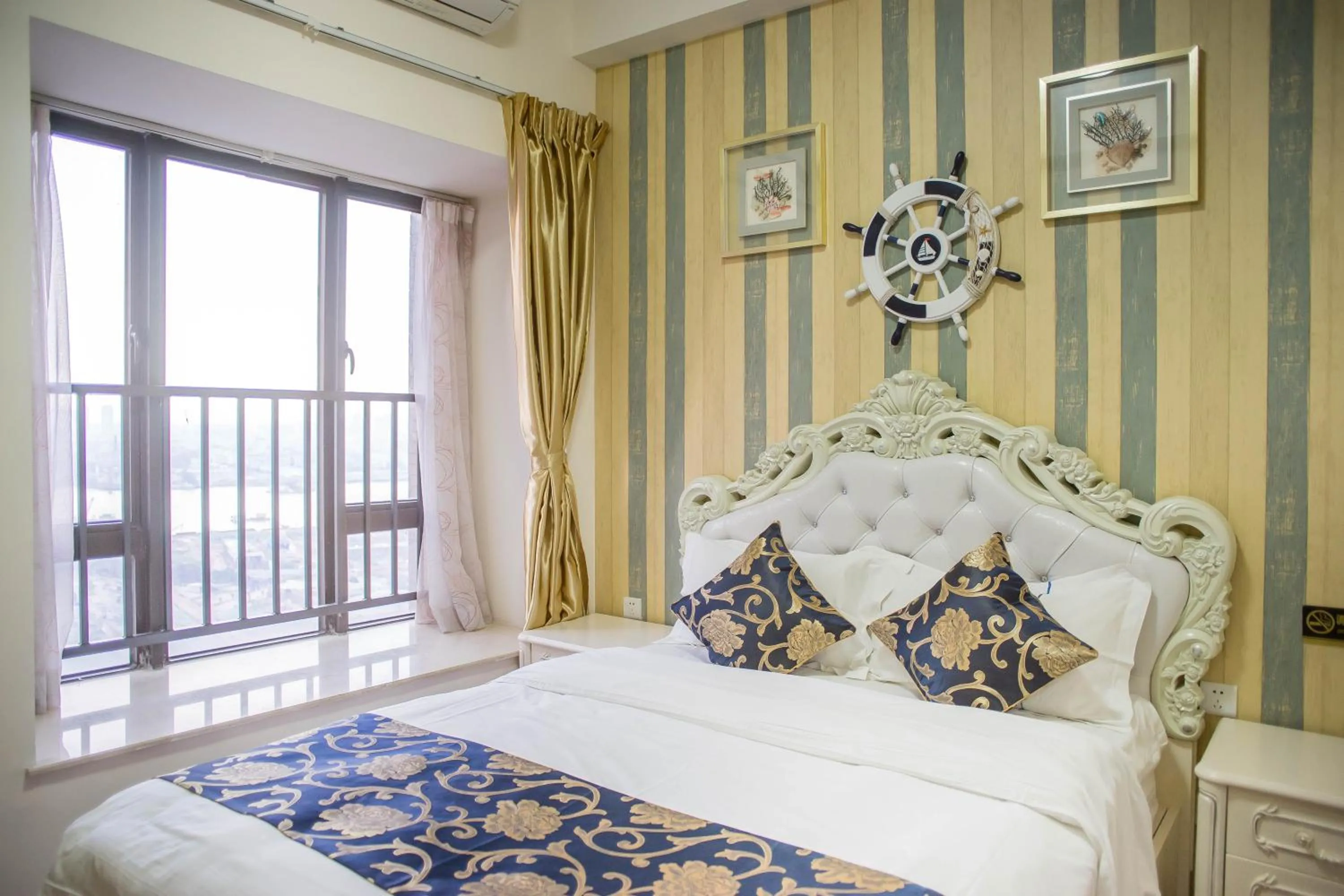 Bed in Xing Yu Legend Service Apartment Canton Fair Branch