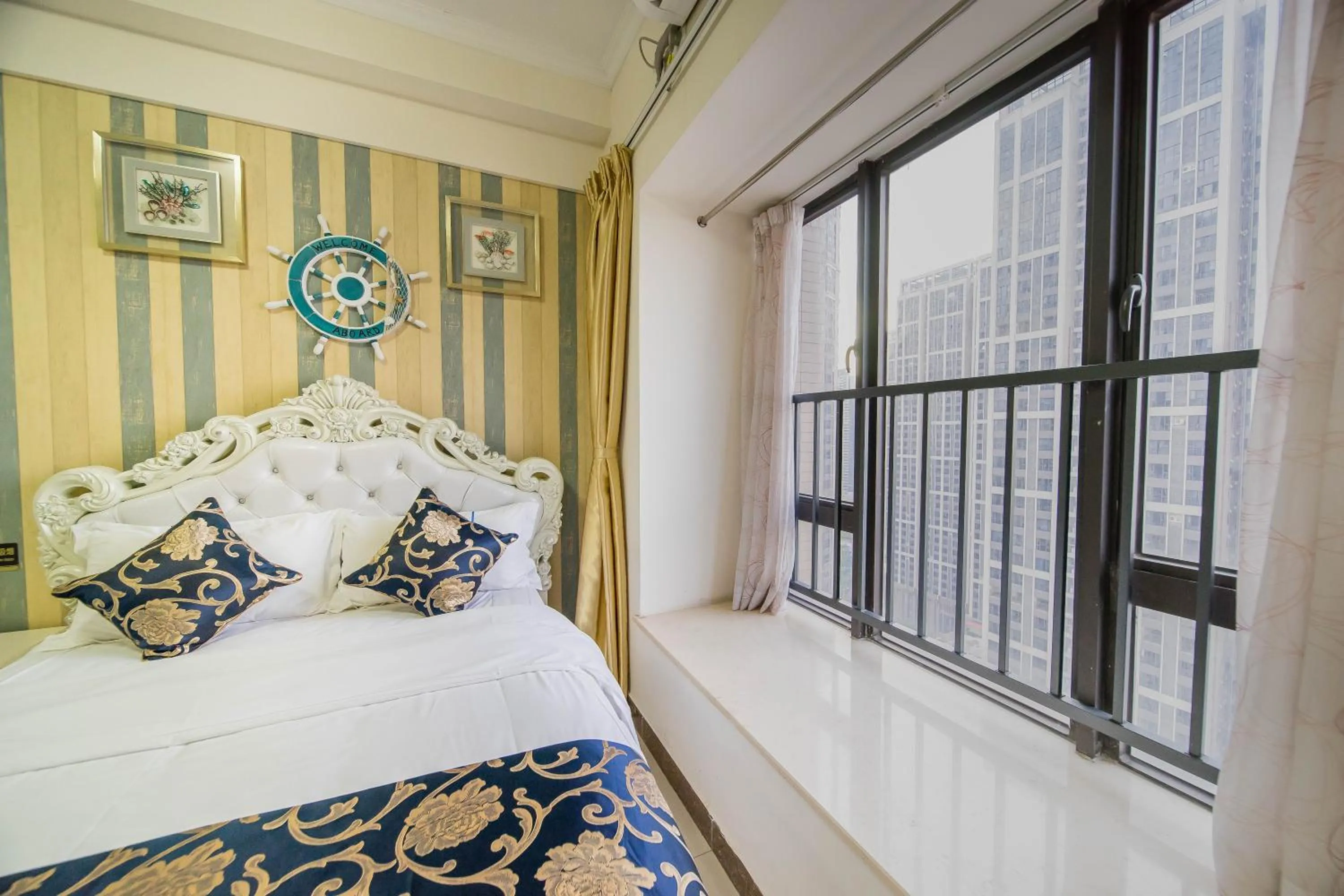 Bed in Xing Yu Legend Service Apartment Canton Fair Branch