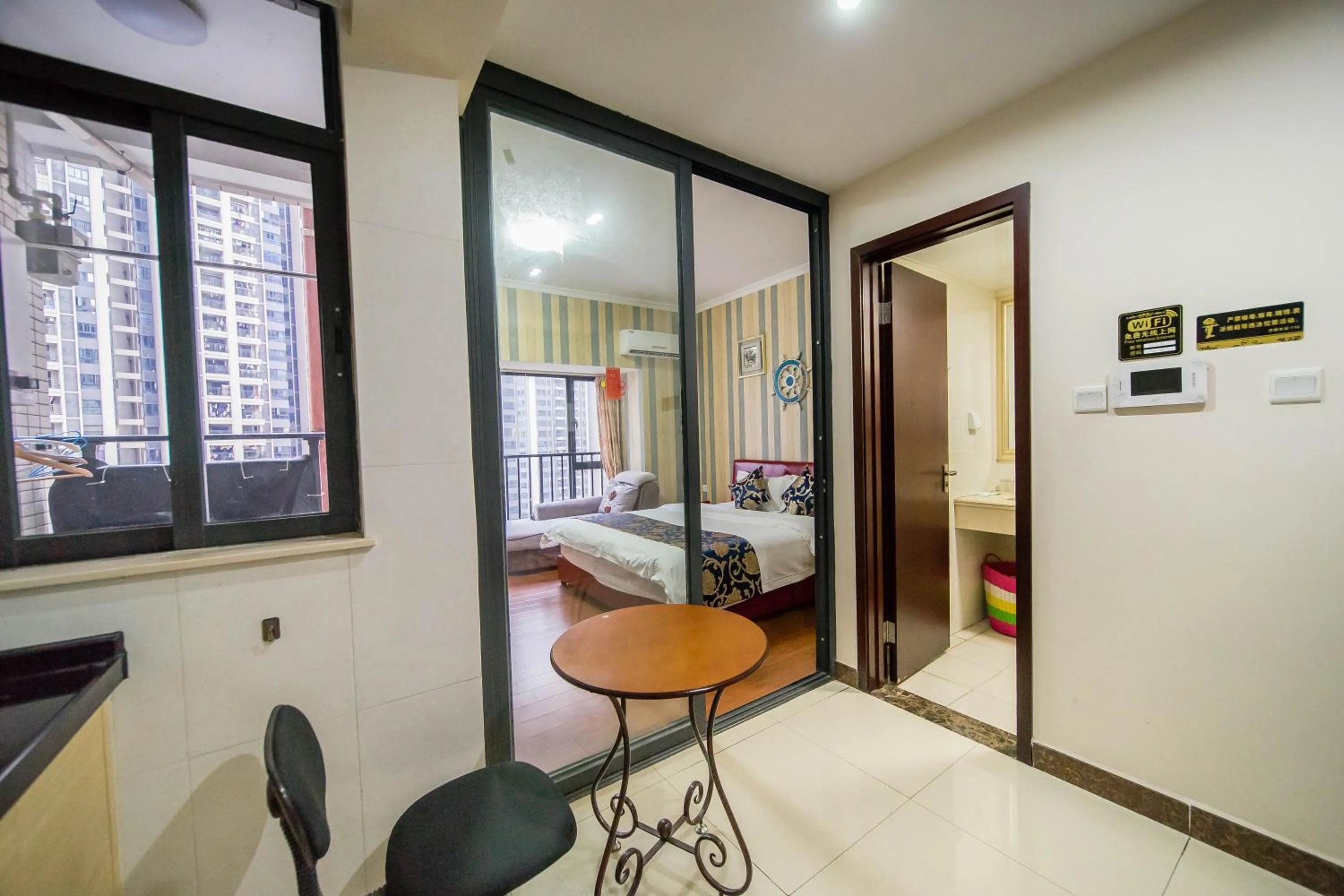 Bed in Xing Yu Legend Service Apartment Canton Fair Branch