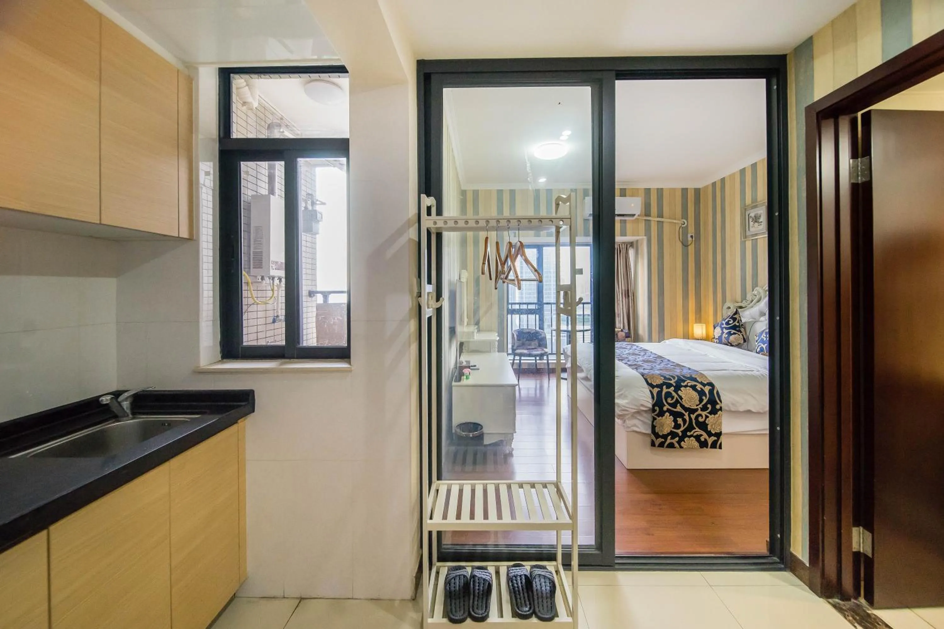 Bed in Xing Yu Legend Service Apartment Canton Fair Branch