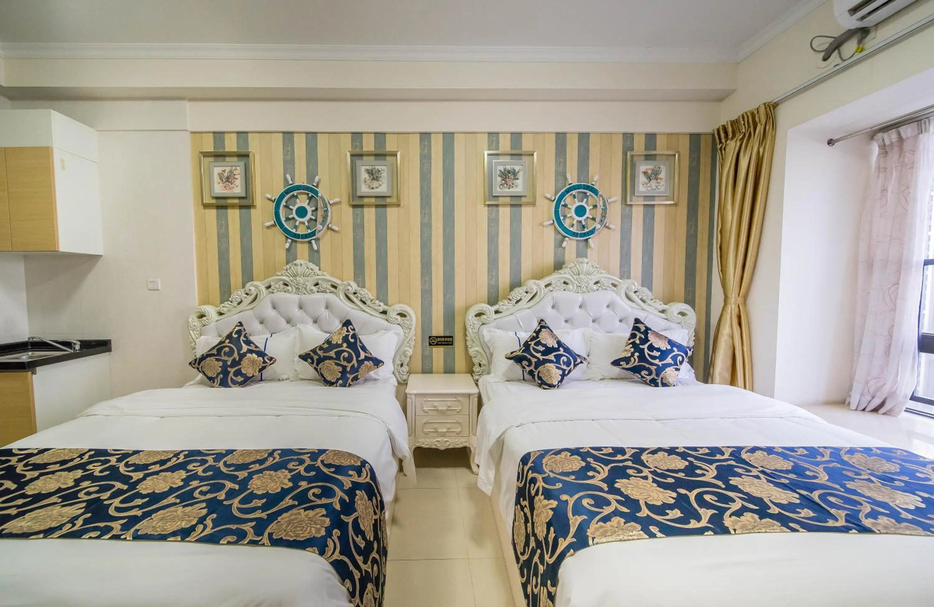 Bed in Xing Yu Legend Service Apartment Canton Fair Branch