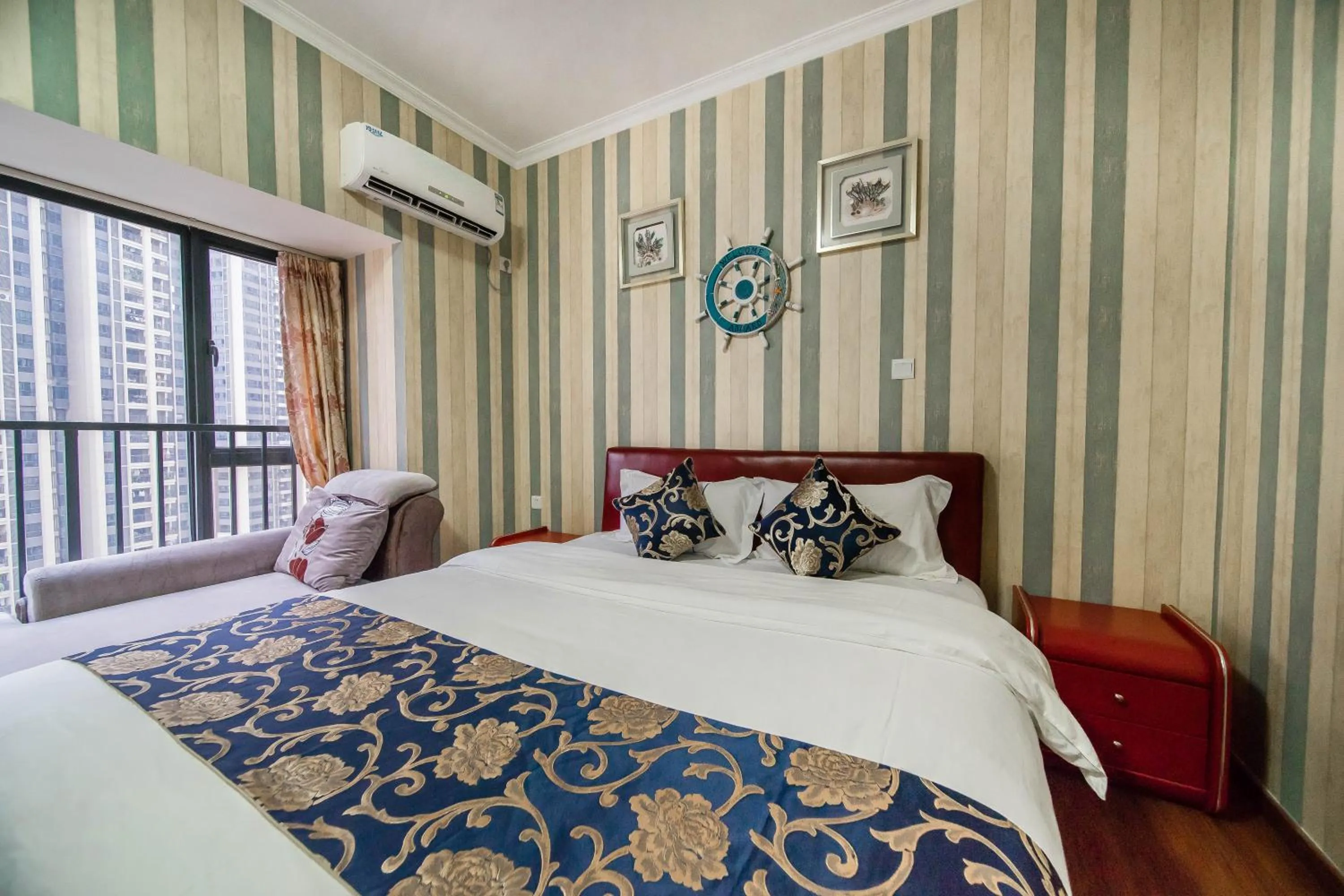 Bed in Xing Yu Legend Service Apartment Canton Fair Branch