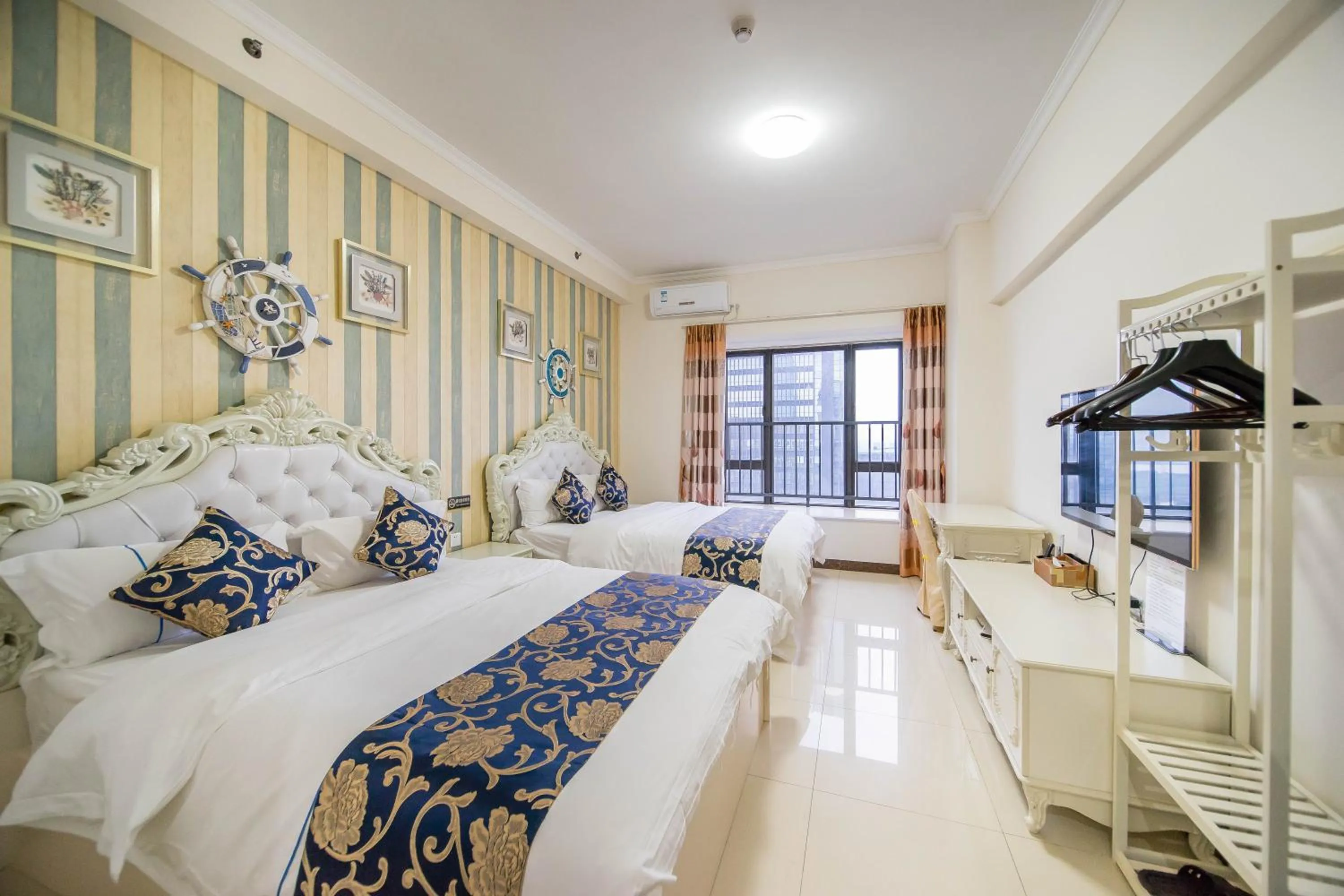 Bed in Xing Yu Legend Service Apartment Canton Fair Branch