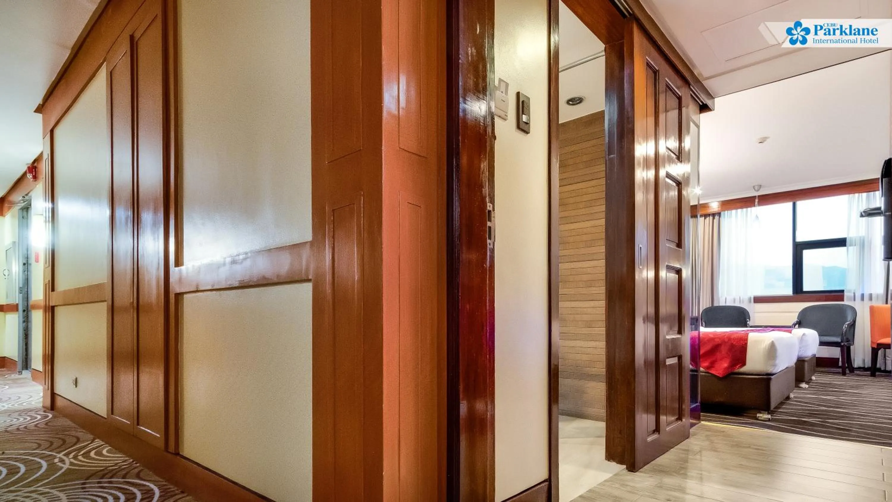 View (from property/room), Bed in Cebu Parklane International Hotel