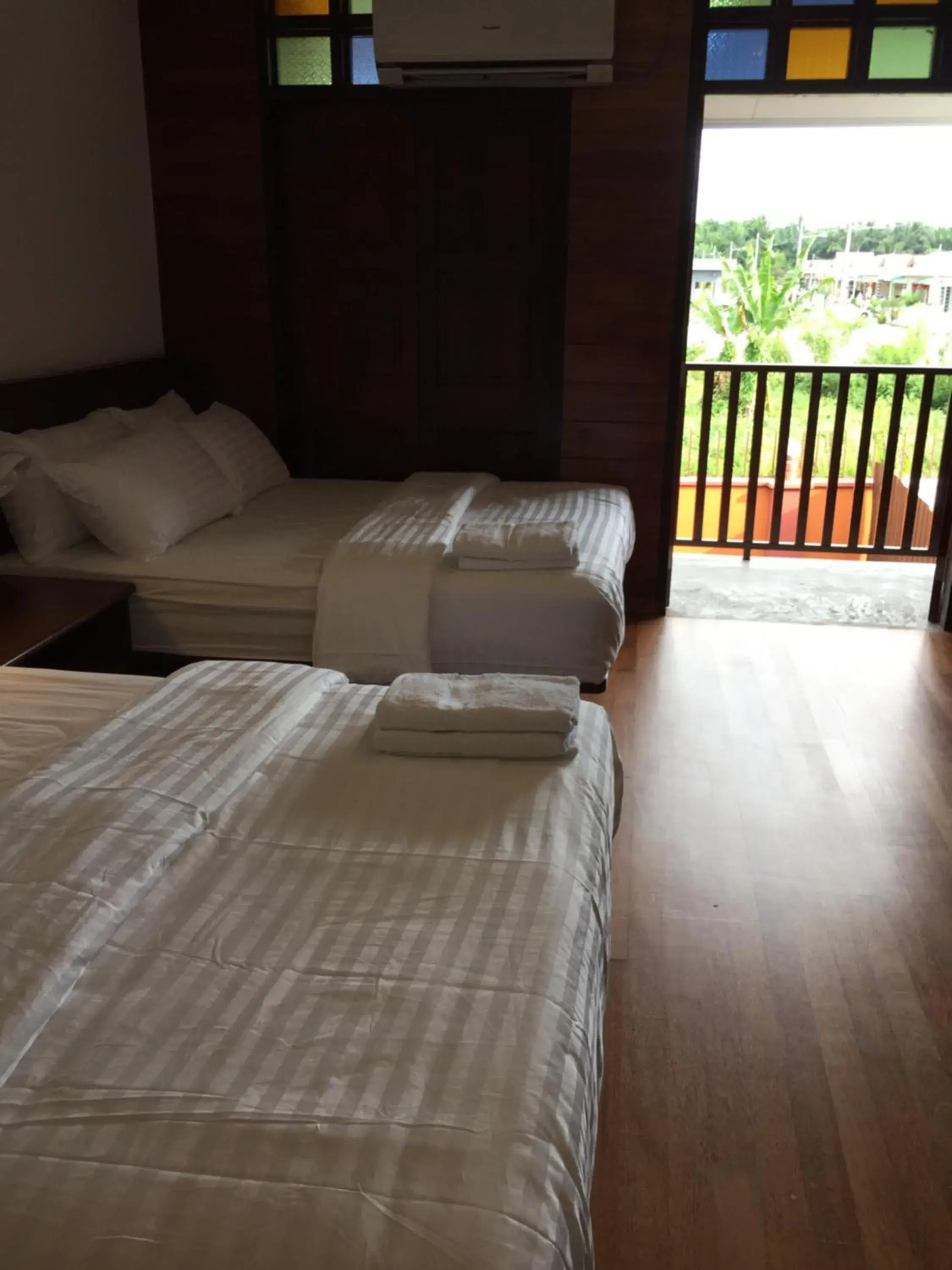 Balcony/Terrace, Bed in Little Kampung Studio Balcony/Terrace, Bed in Little Kampung Studio