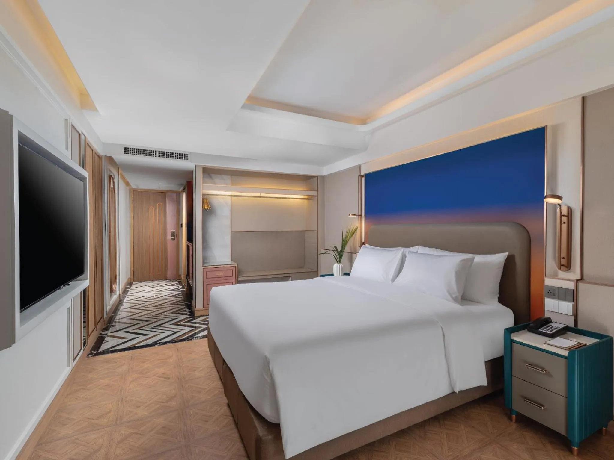 Bed in Pipa Hotel Bangkok Sukhumvit 11