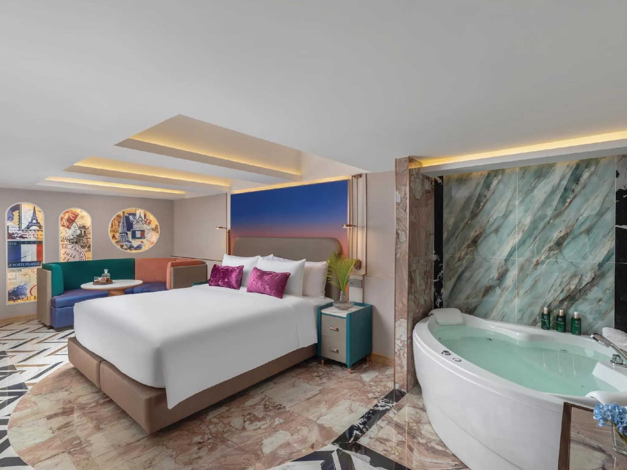 Bed in Pipa Hotel Bangkok Sukhumvit 11