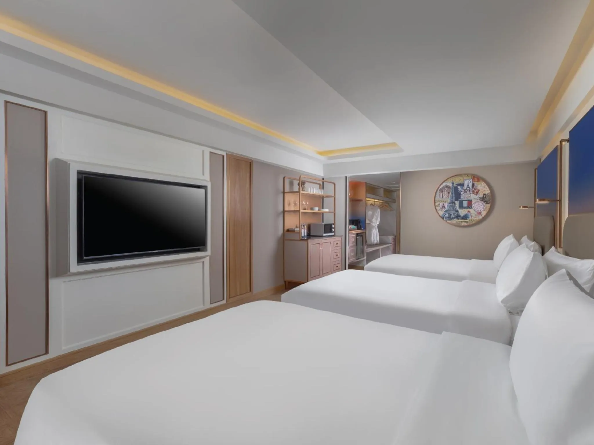 Bed in Pipa Hotel Bangkok Sukhumvit 11