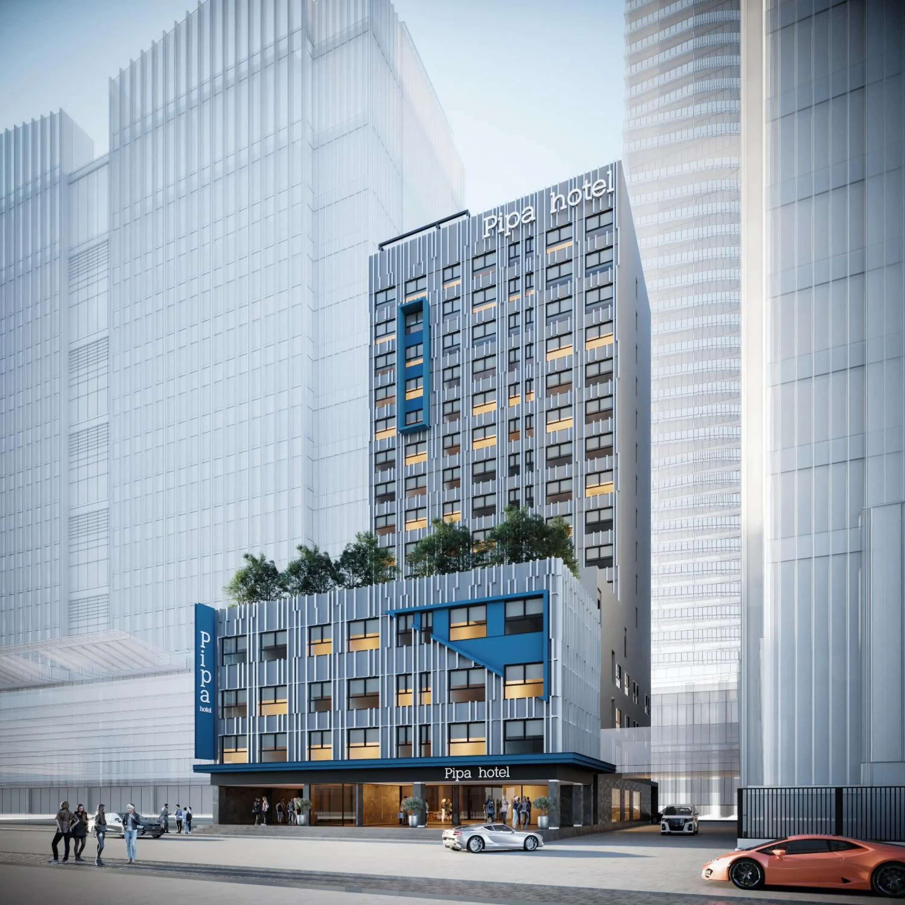 Property building in Pipa Hotel Bangkok Sukhumvit 11 Property building in Pipa Hotel Bangkok Sukhumvit 11