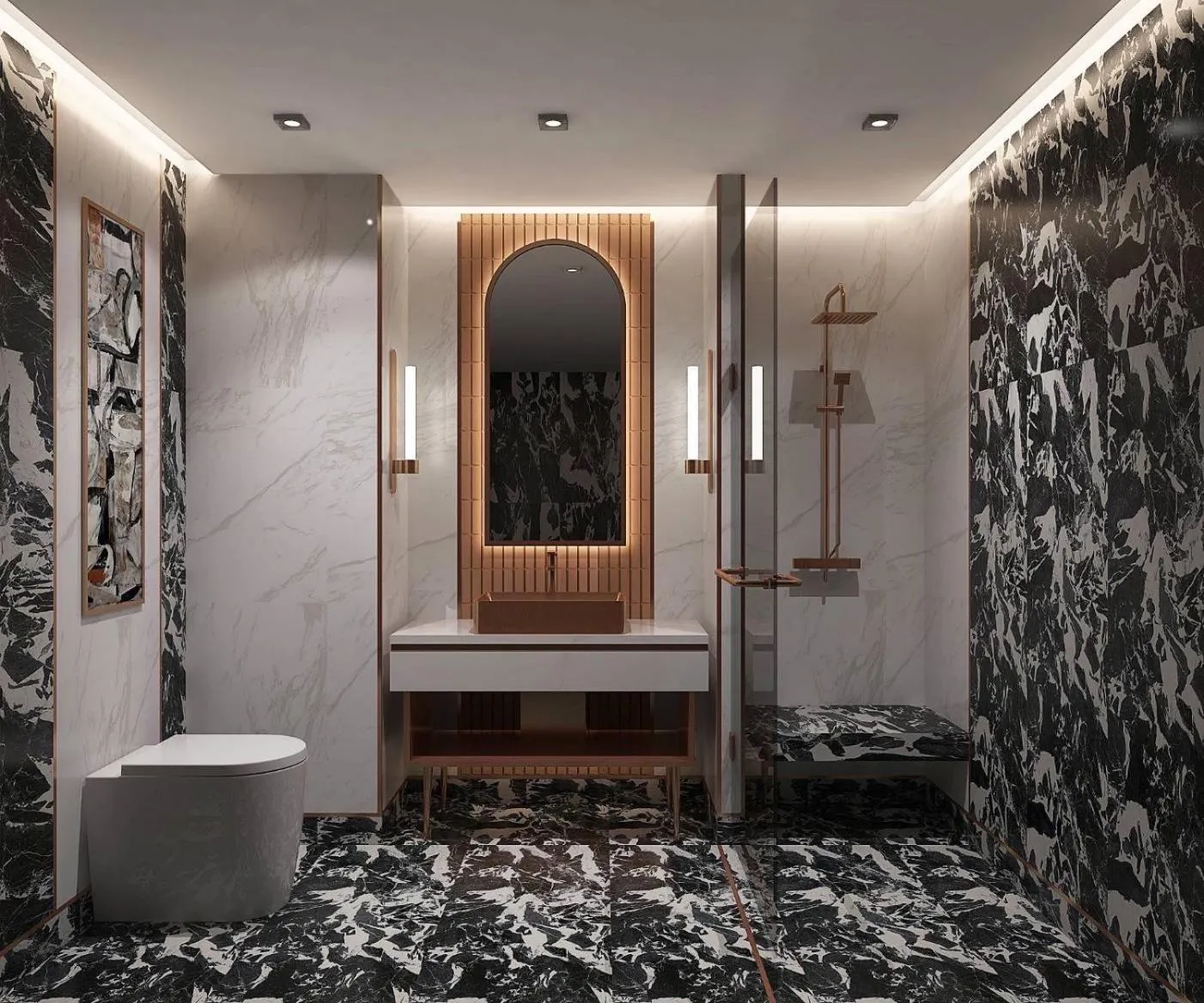 Shower in Pipa Hotel Bangkok Sukhumvit 11