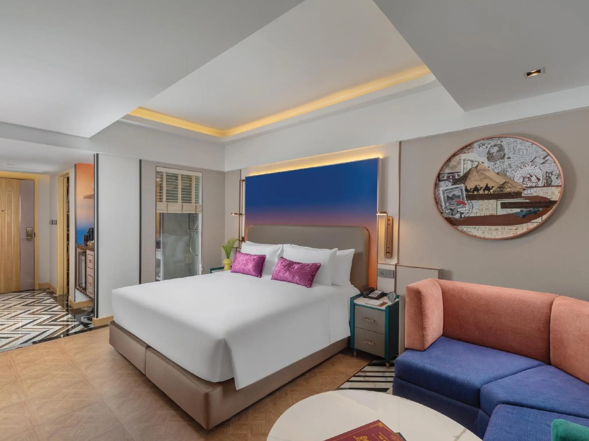 Bed in Pipa Hotel Bangkok Sukhumvit 11