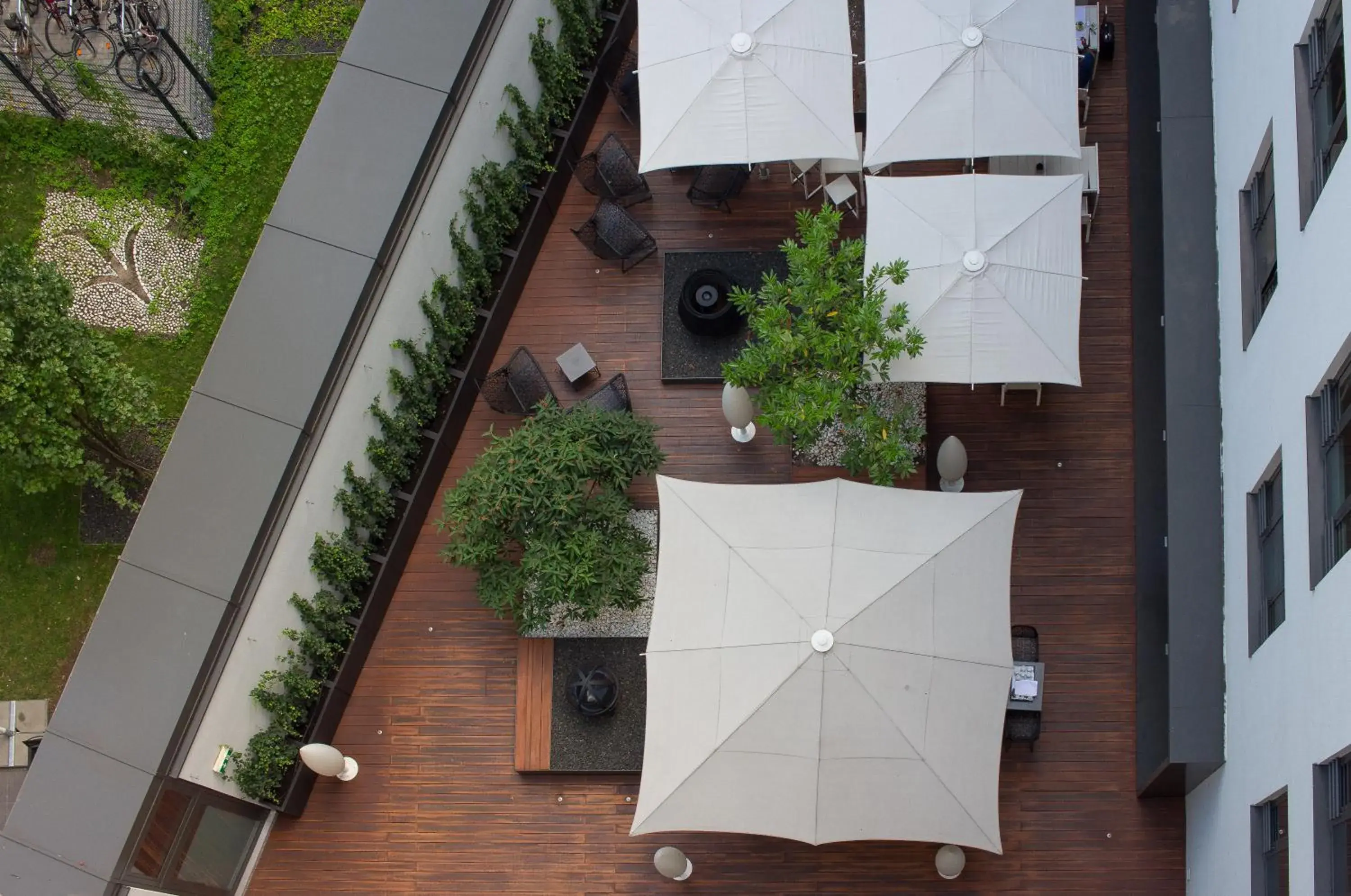 Patio in SANA Berlin Hotel Patio in SANA Berlin Hotel