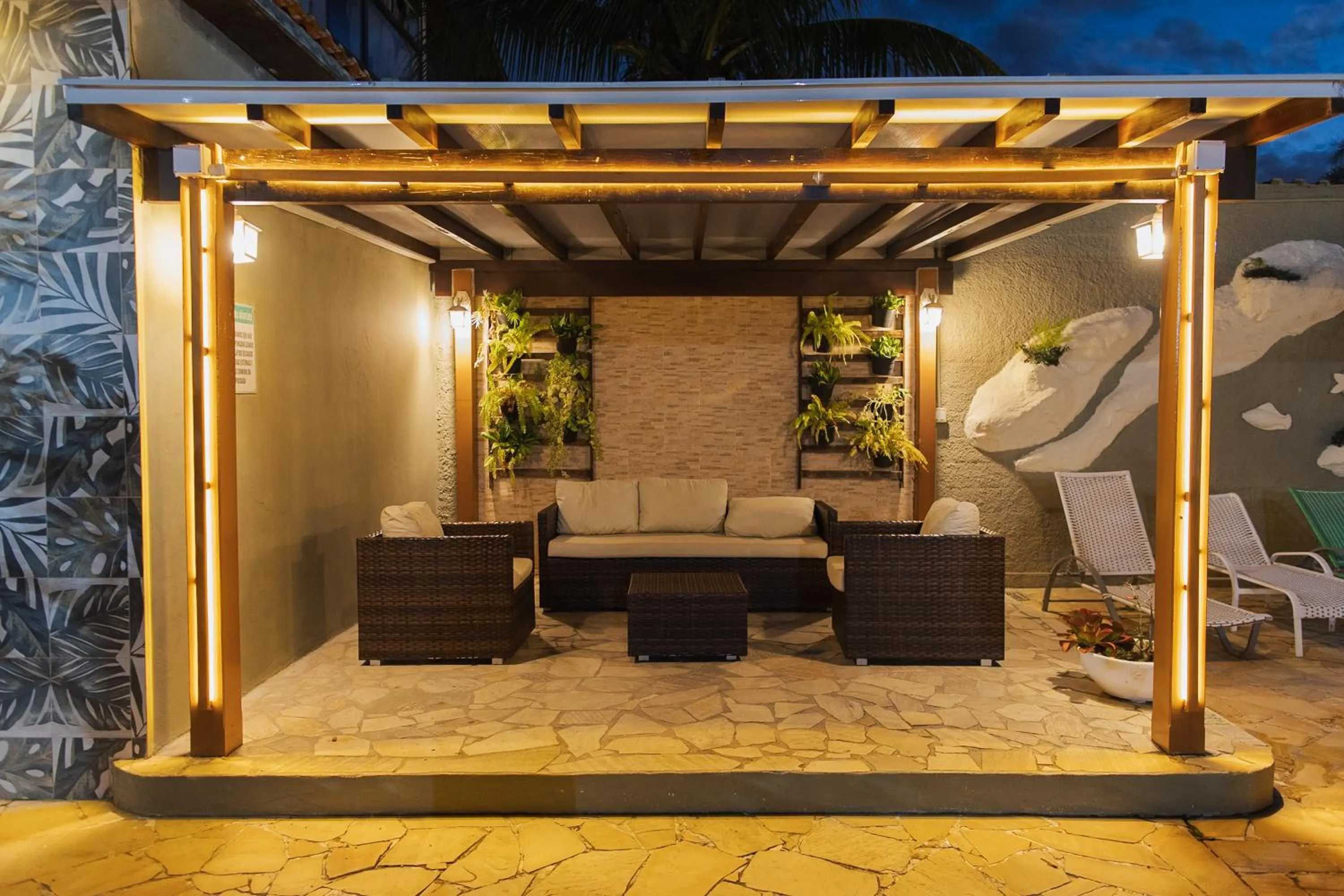 Patio in Pousada Daleste