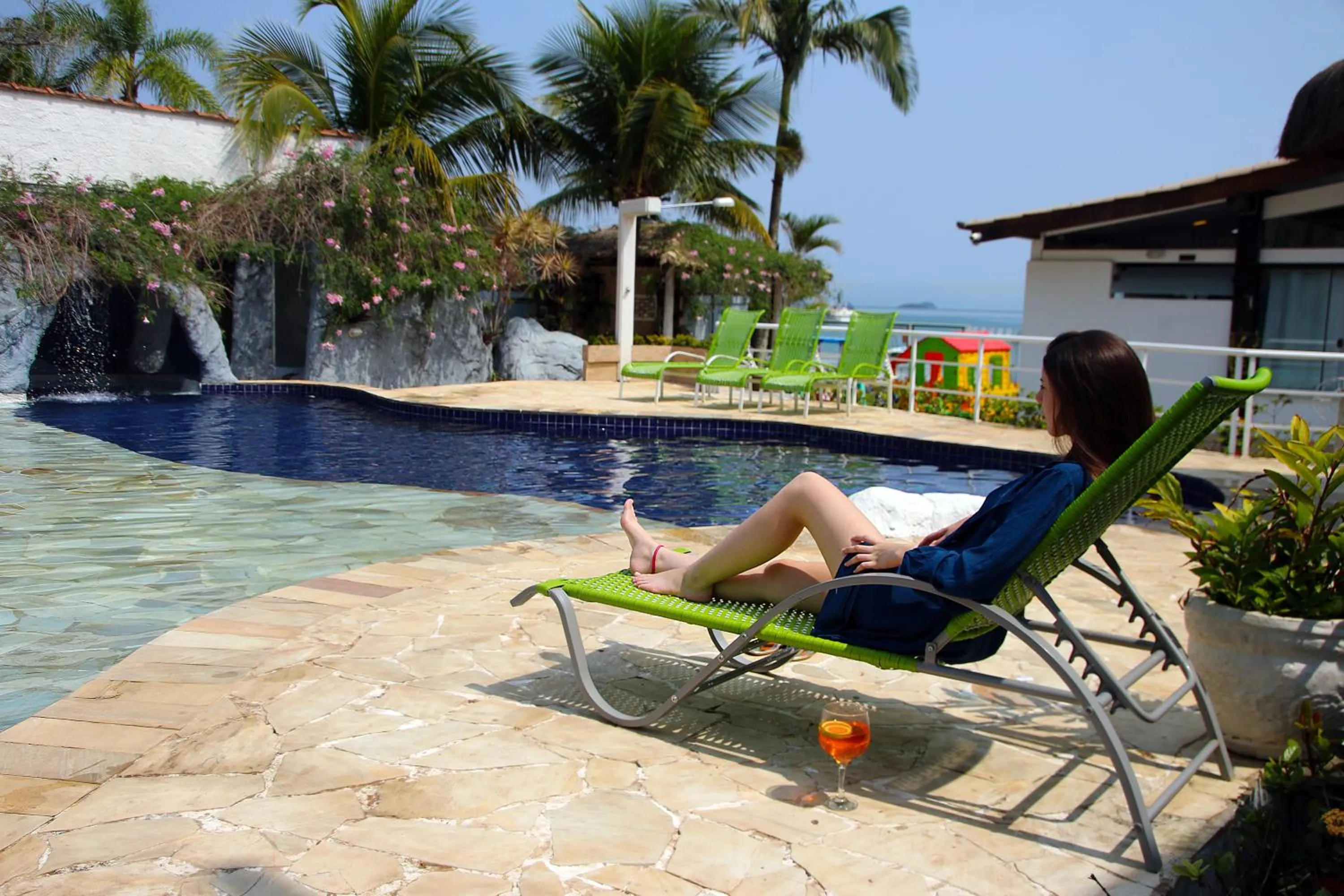 Swimming pool in Pousada Daleste