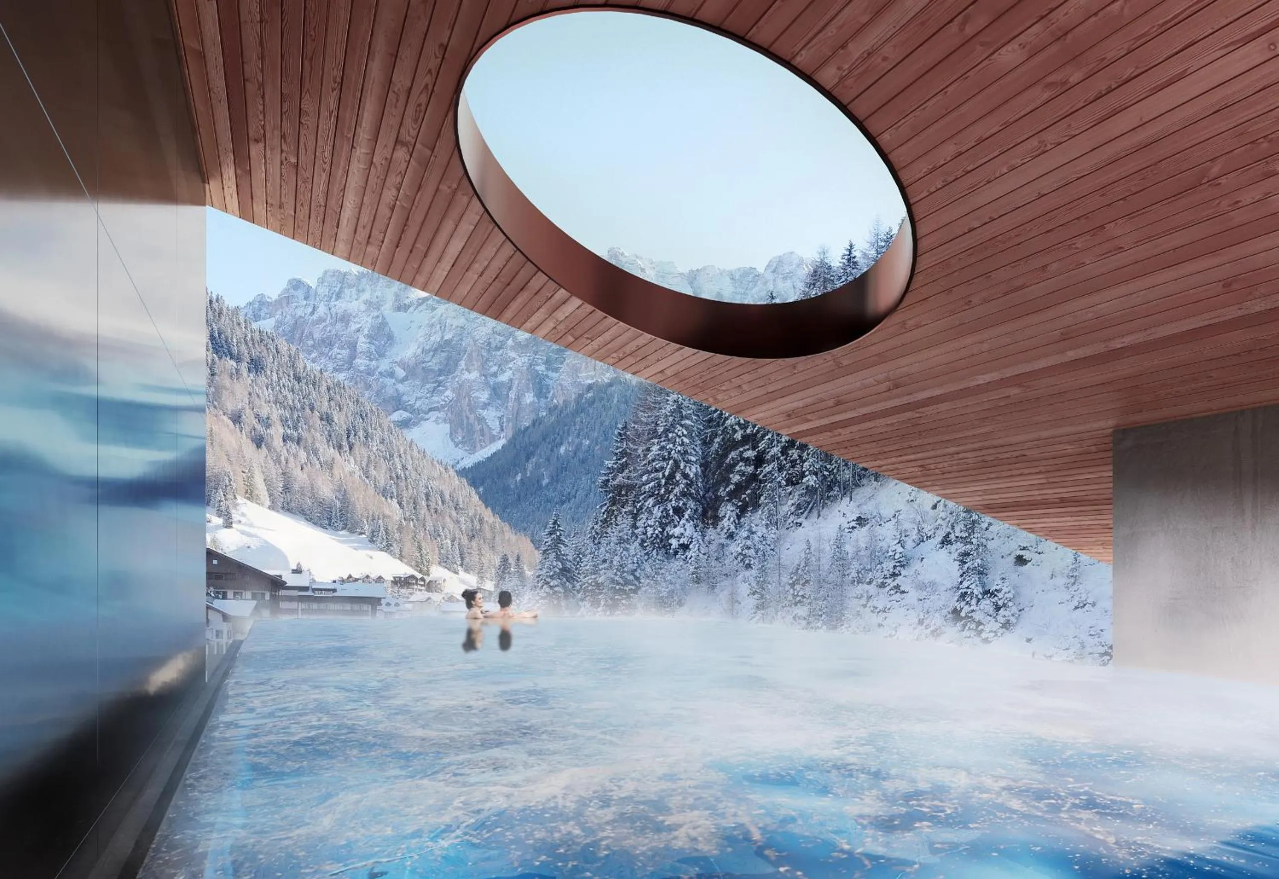 Open Air Bath in The Oswald Grand Hotel