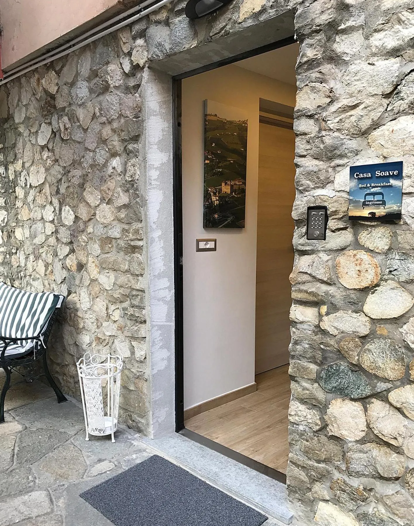 Facade/entrance in Casa Soave B&B