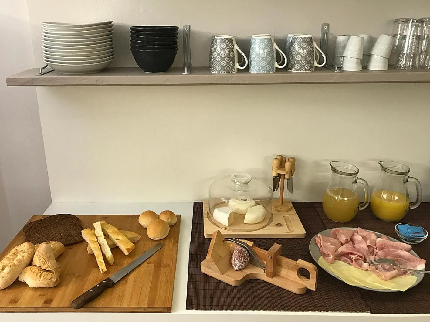 Continental breakfast in Casa Soave B&B