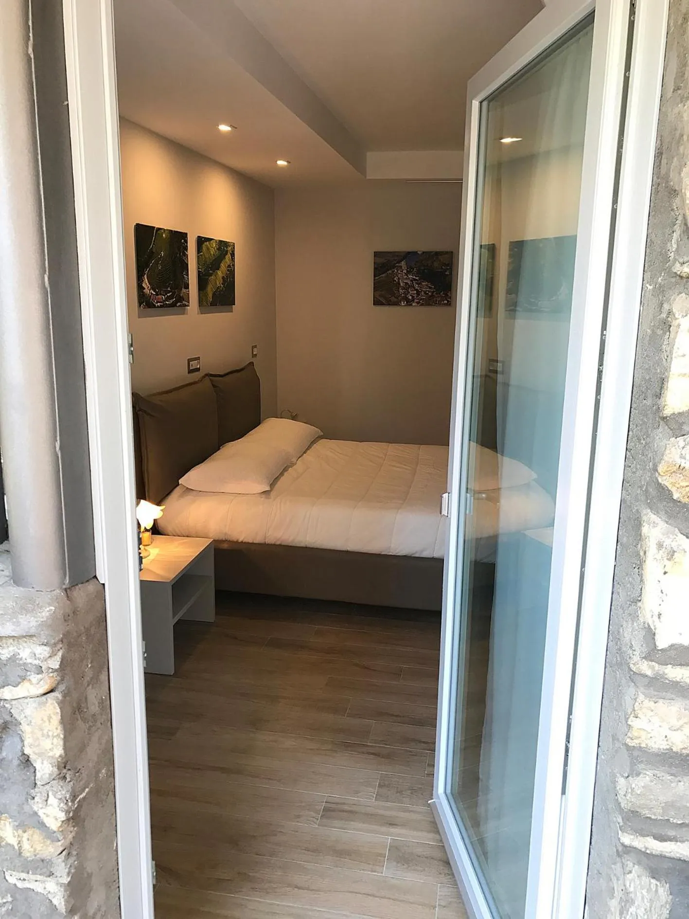 Decorative detail, Bed in Casa Soave B&B