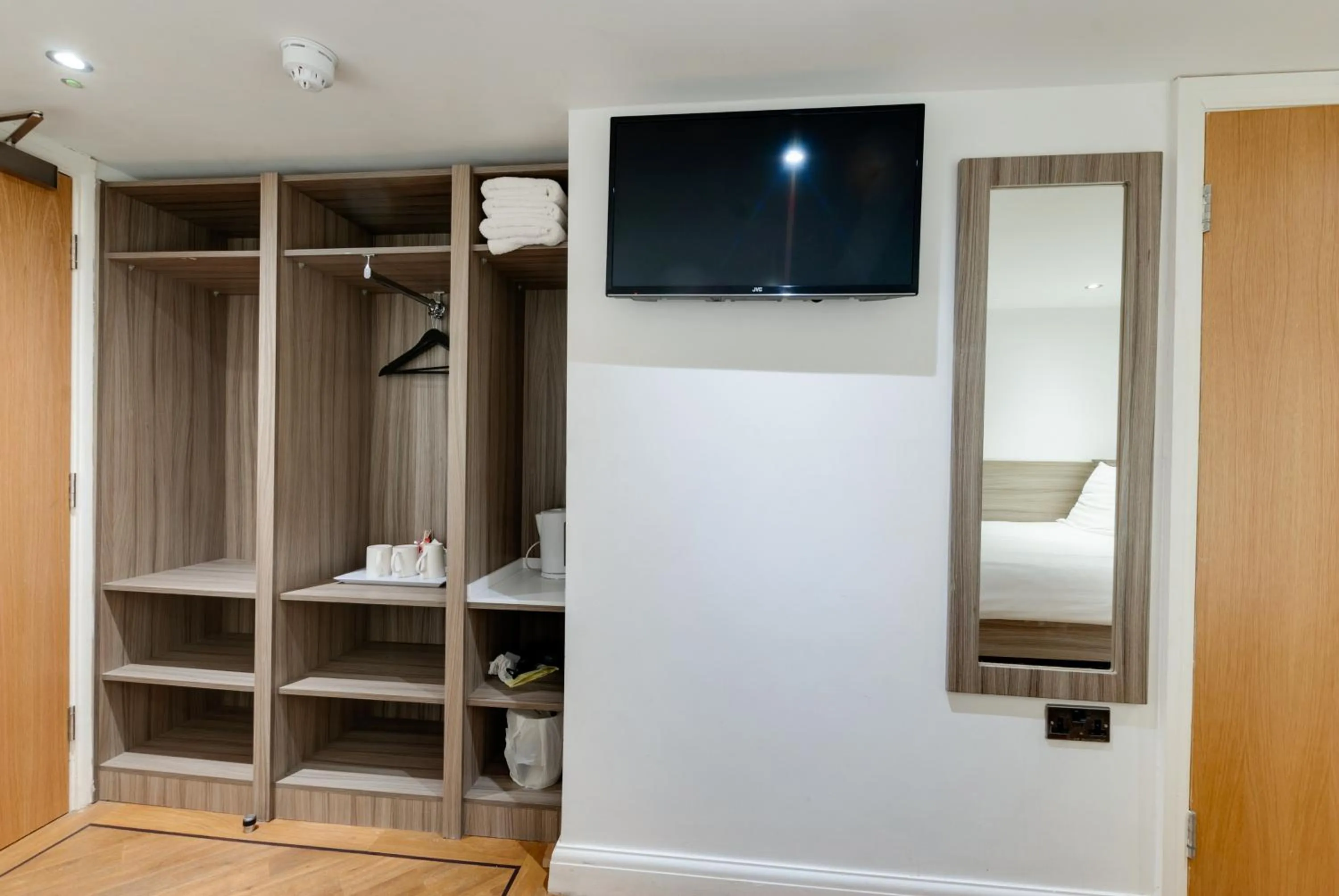 Bed in The Podworks Hotel