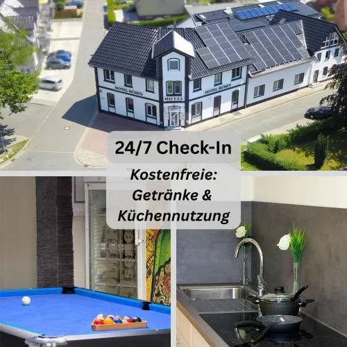 Hotel Rühen, 24 Stunden Check in, Küche, kostenfreie Parkplätze
