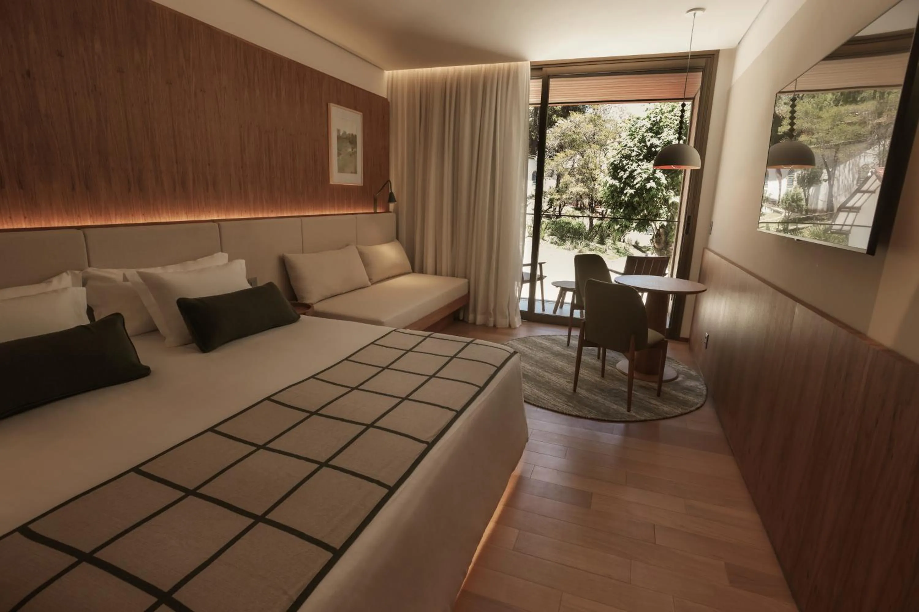 Garden view, Bed in Hotel Vila Inglesa