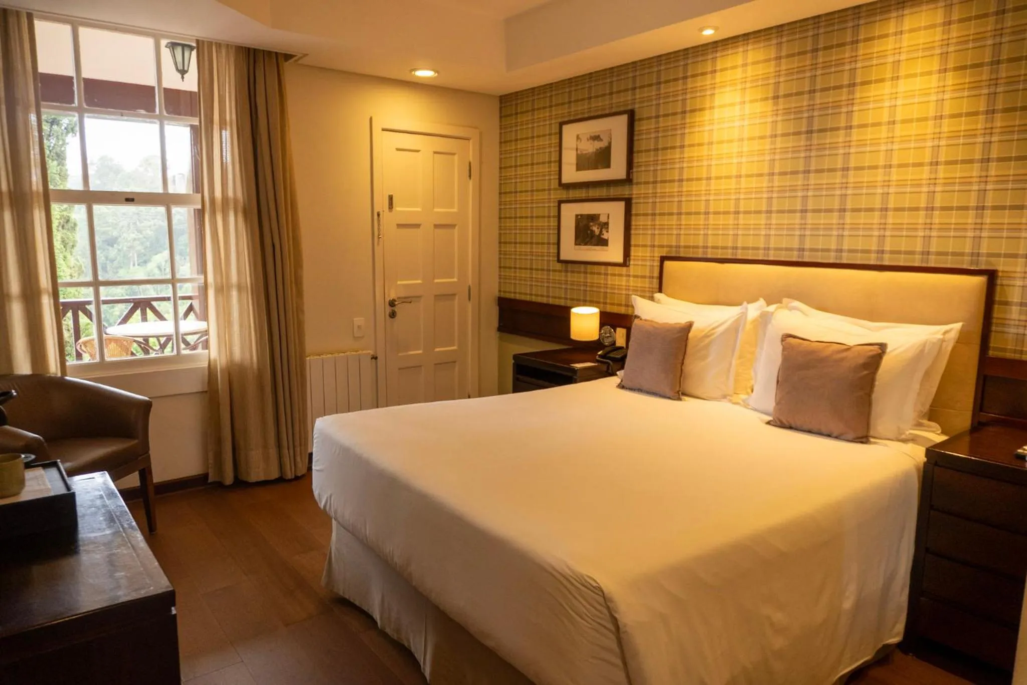 Bed in Hotel Vila Inglesa