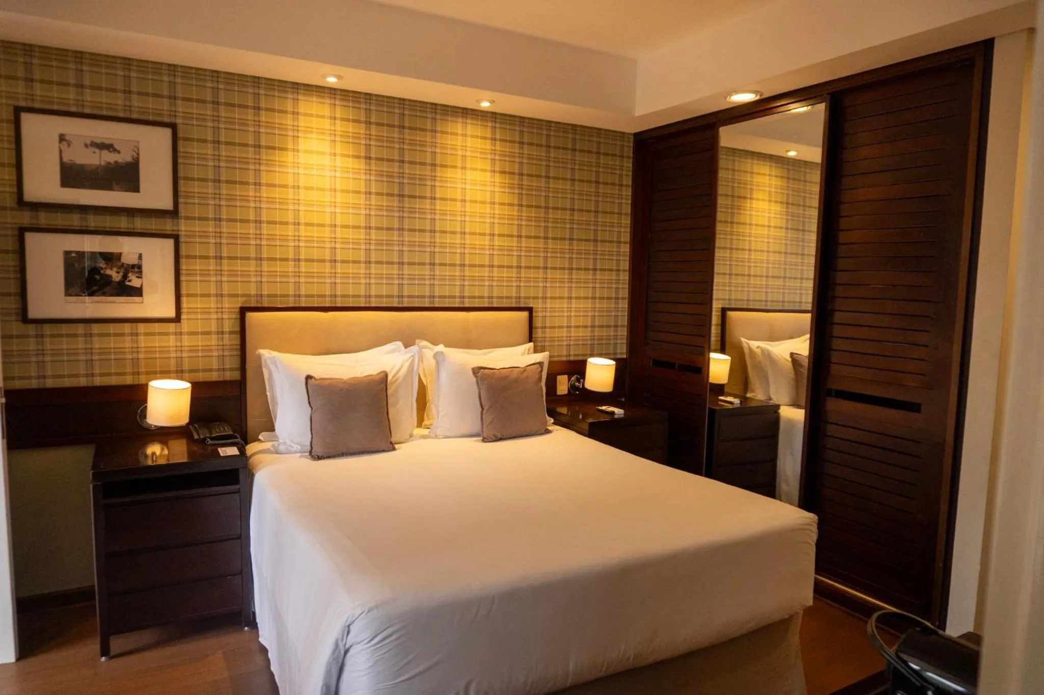 Bed in Hotel Vila Inglesa