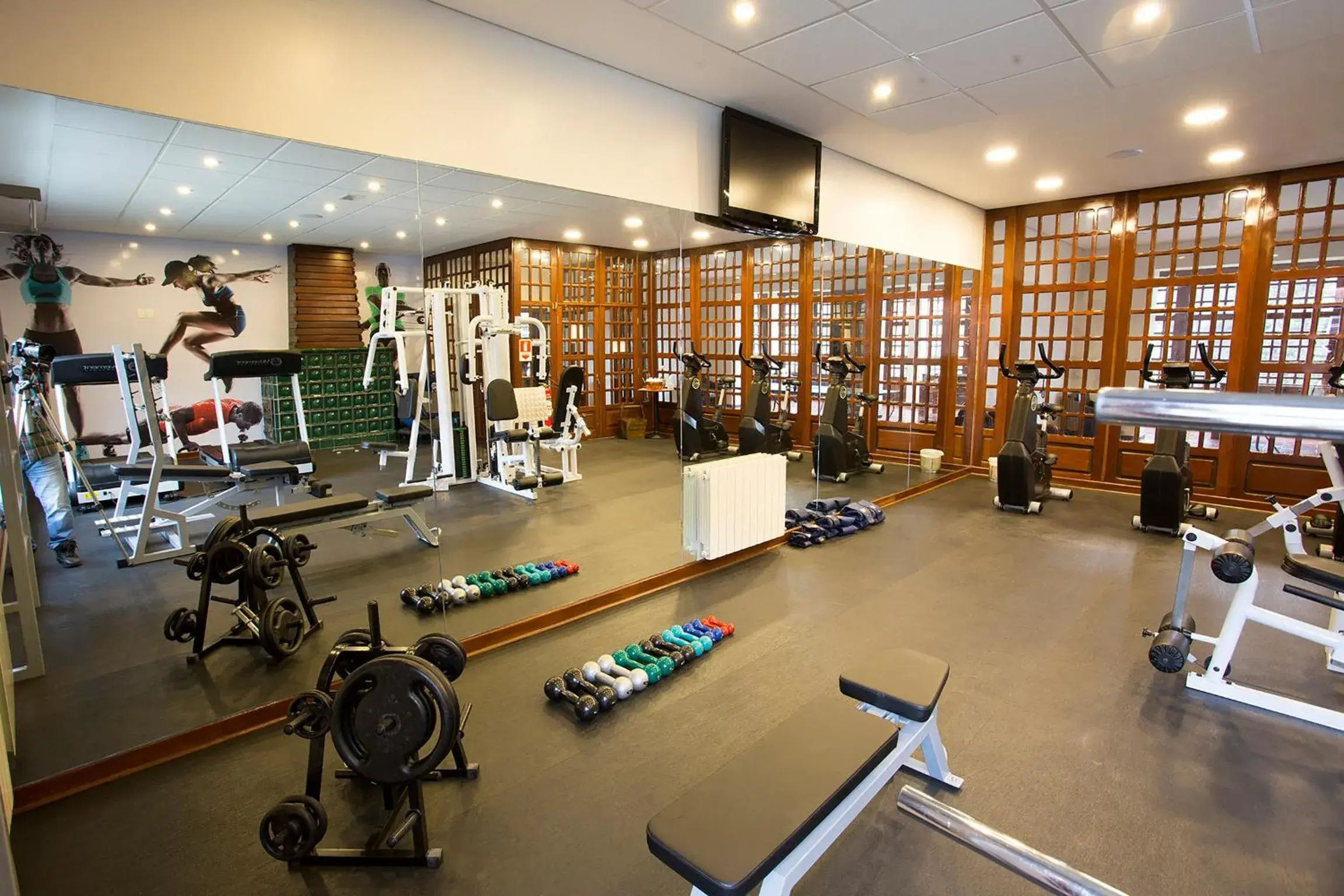 Fitness centre/facilities in Hotel Vila Inglesa Fitness centre/facilities in Hotel Vila Inglesa