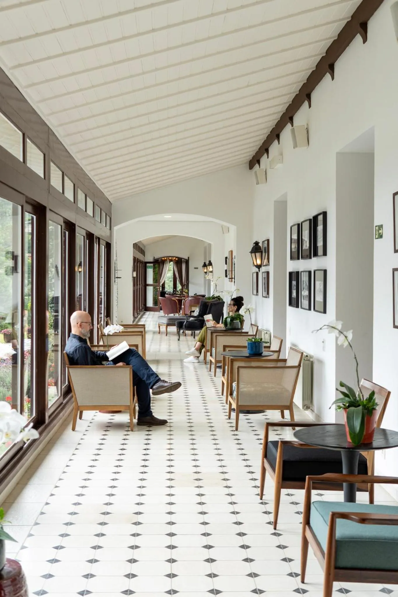 Living room in Hotel Vila Inglesa