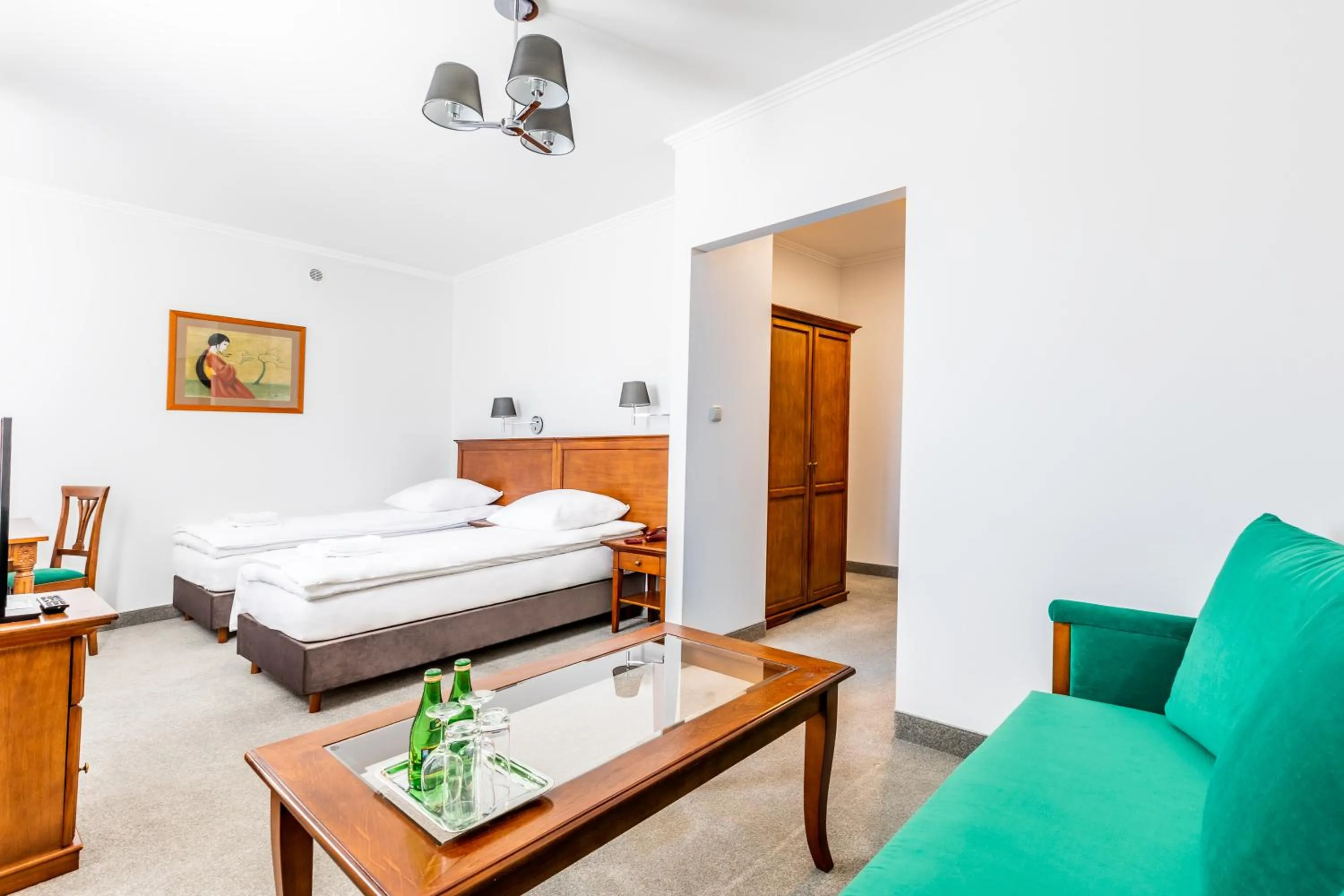 Bed in Hotel Pod Złotą Różą