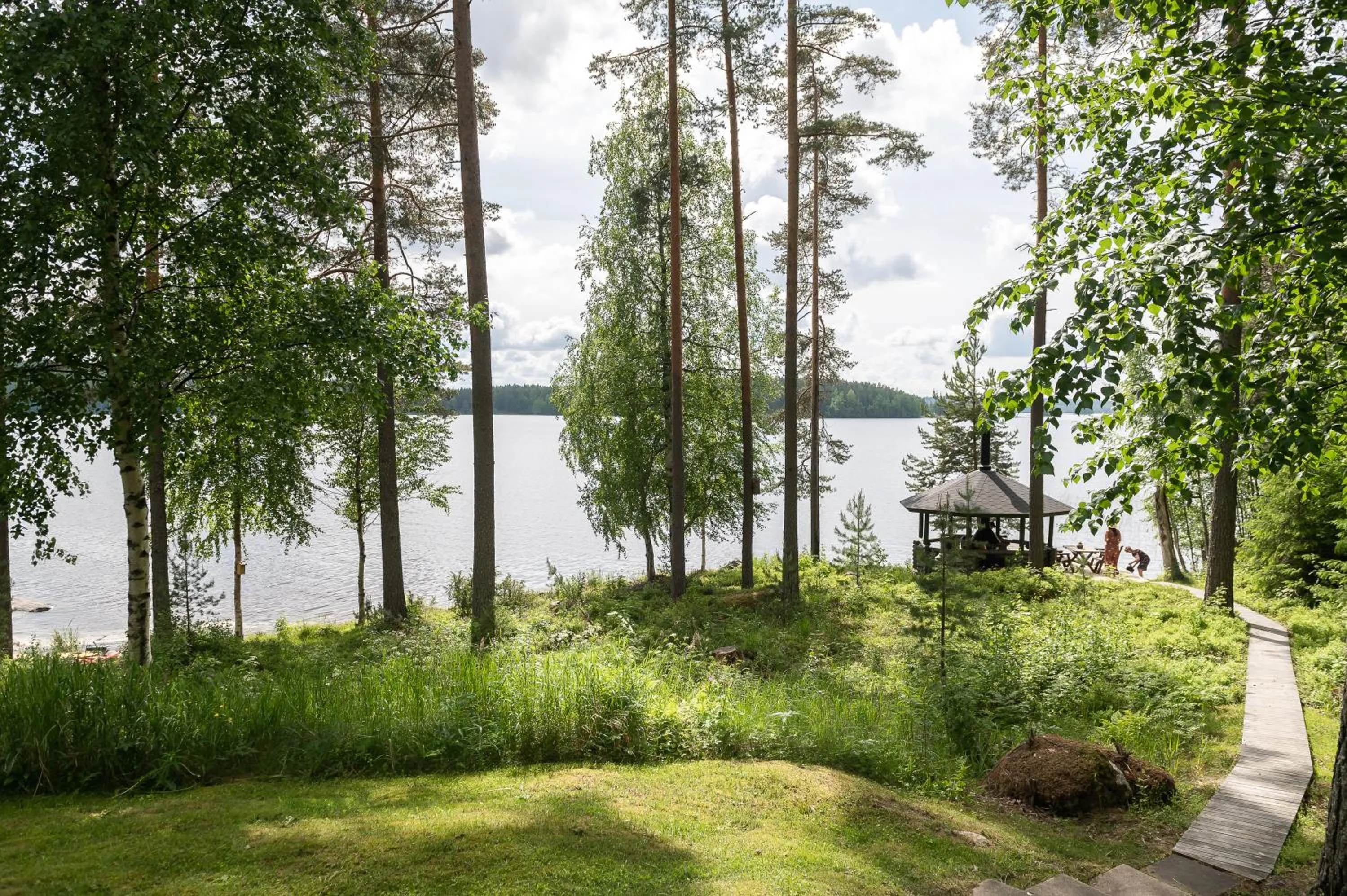 Garden in Kujanpää | Paajoen Vuokramökit