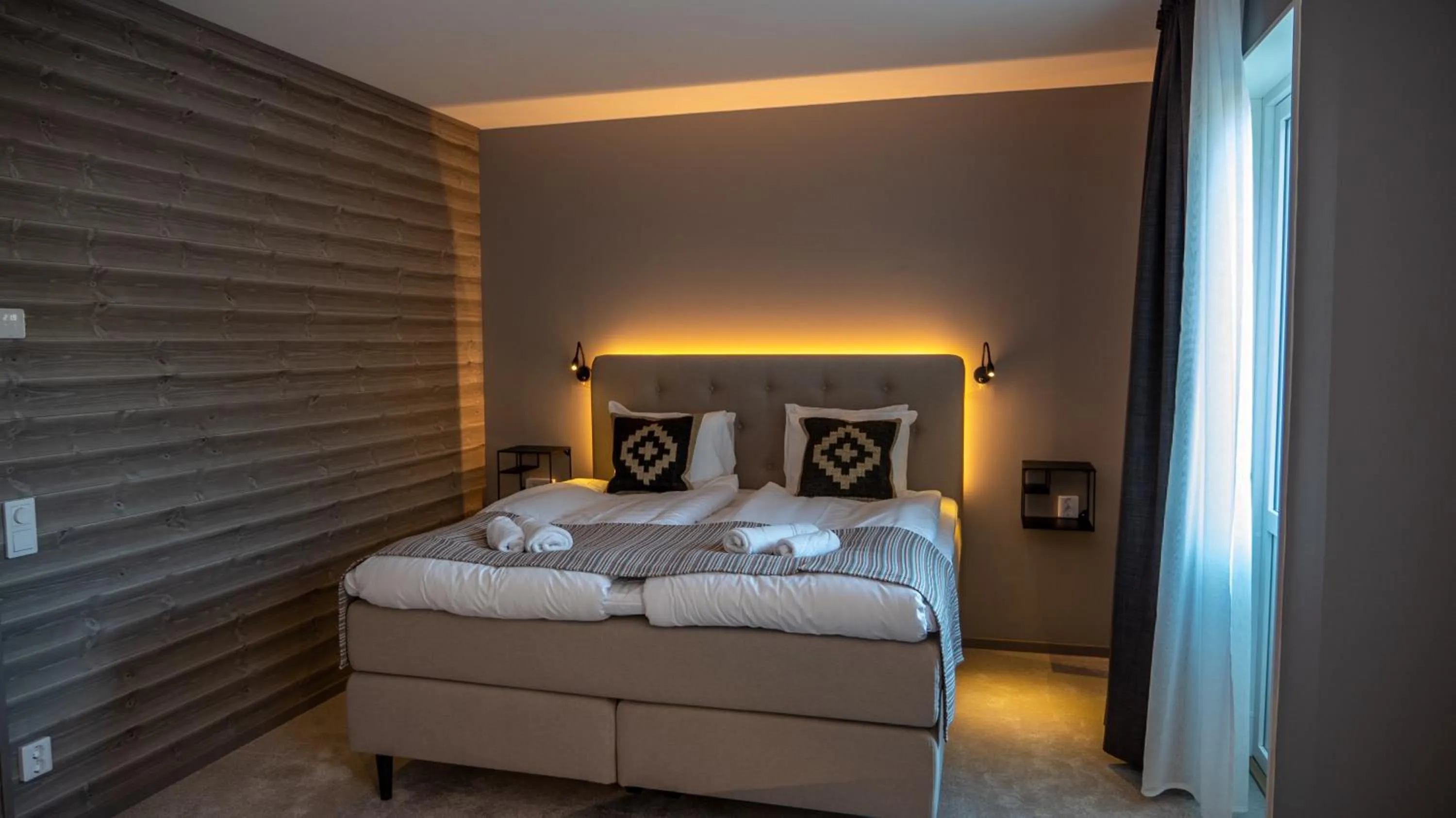 Bed in Hotell Klövsjöfjäll