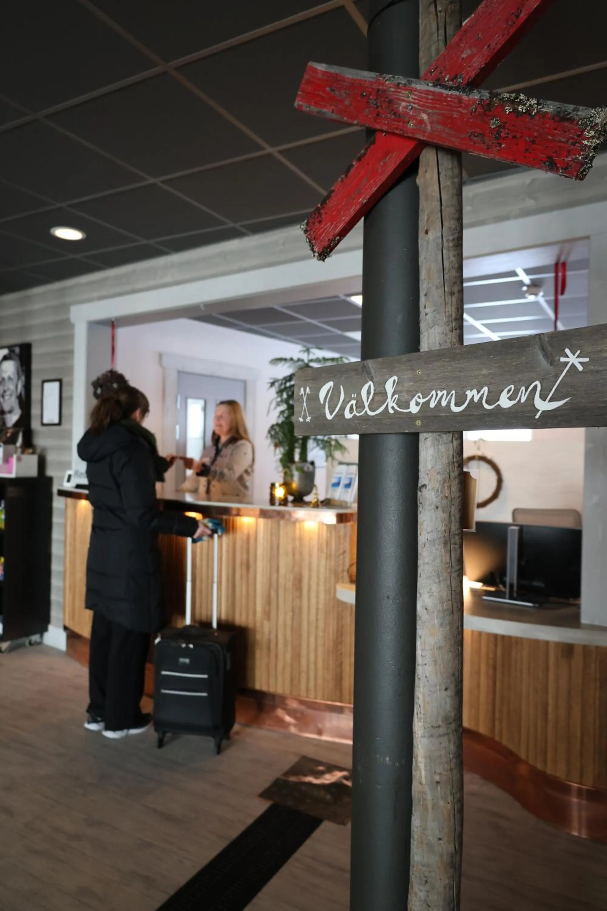 Lobby or reception in Hotell Klövsjöfjäll