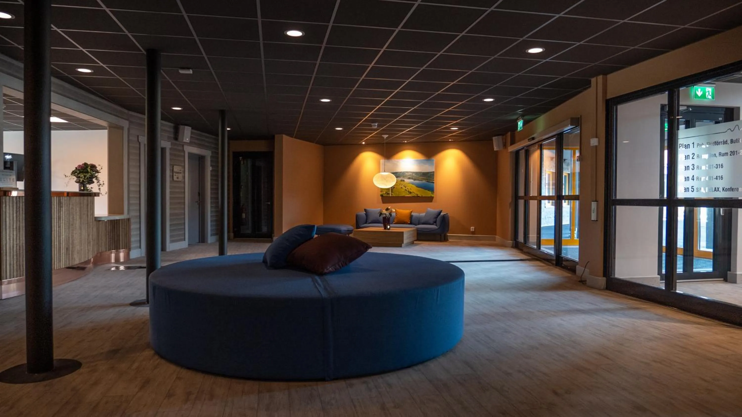 Lobby or reception in Hotell Klövsjöfjäll