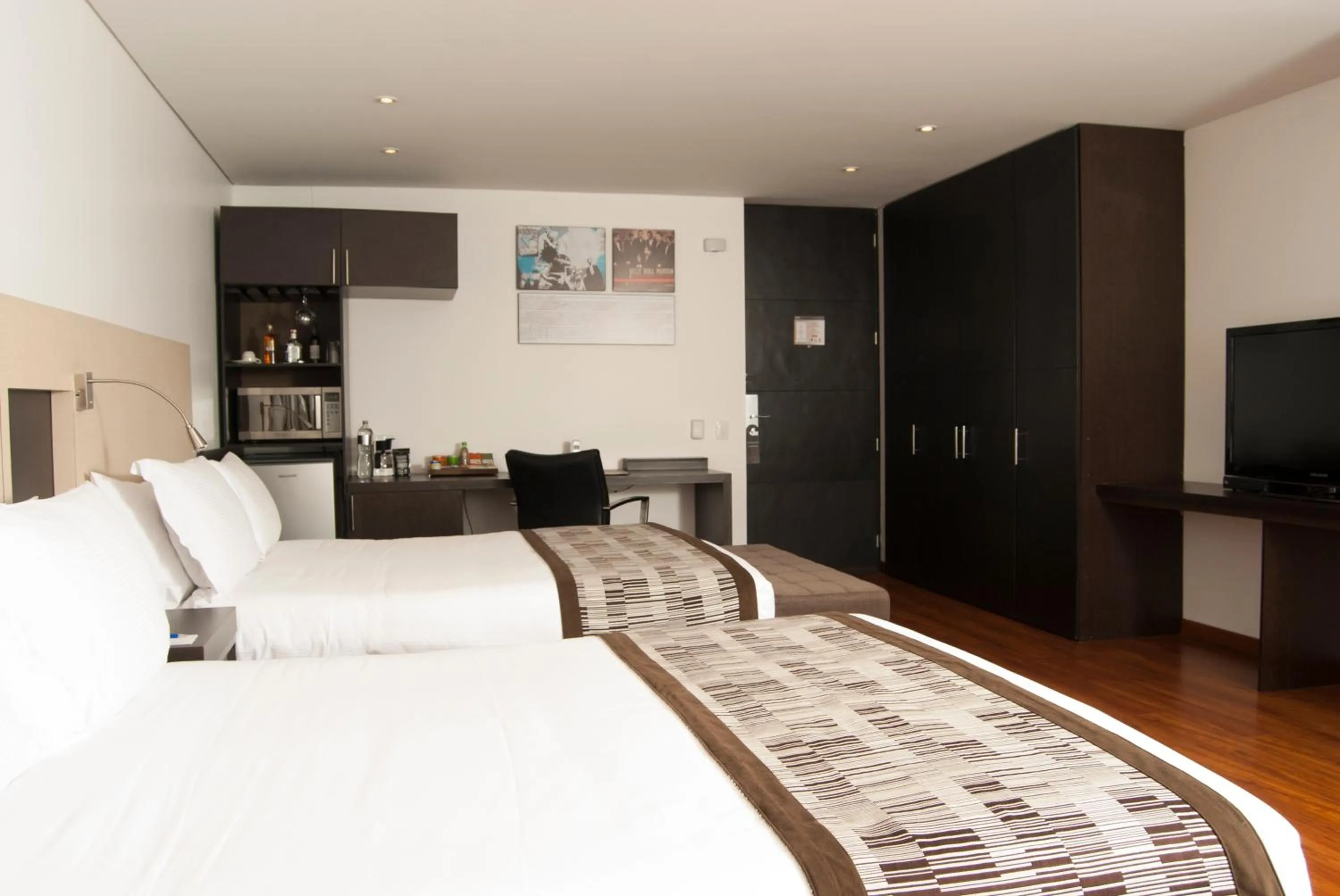 Bedroom, Bed in Hotel Jazz Apartments