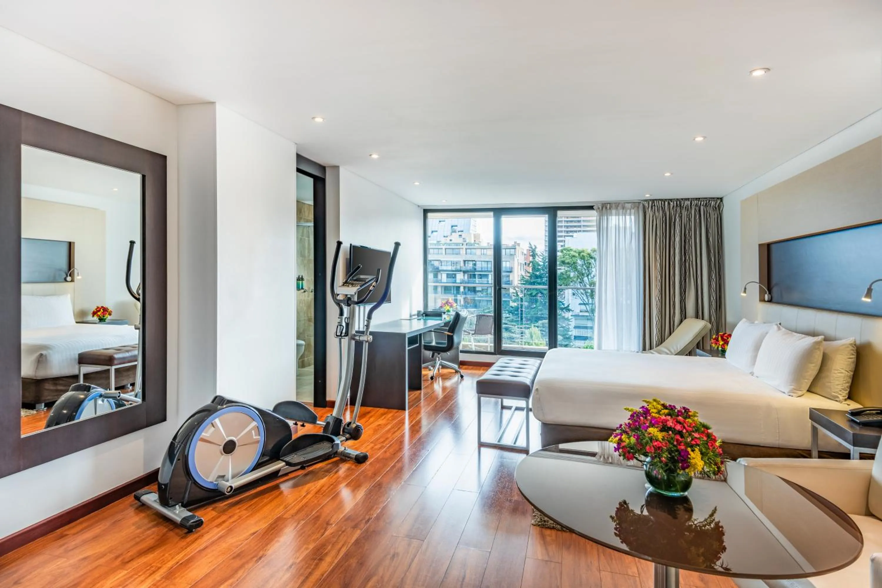 Bedroom, Bed in Hotel Jazz Apartments