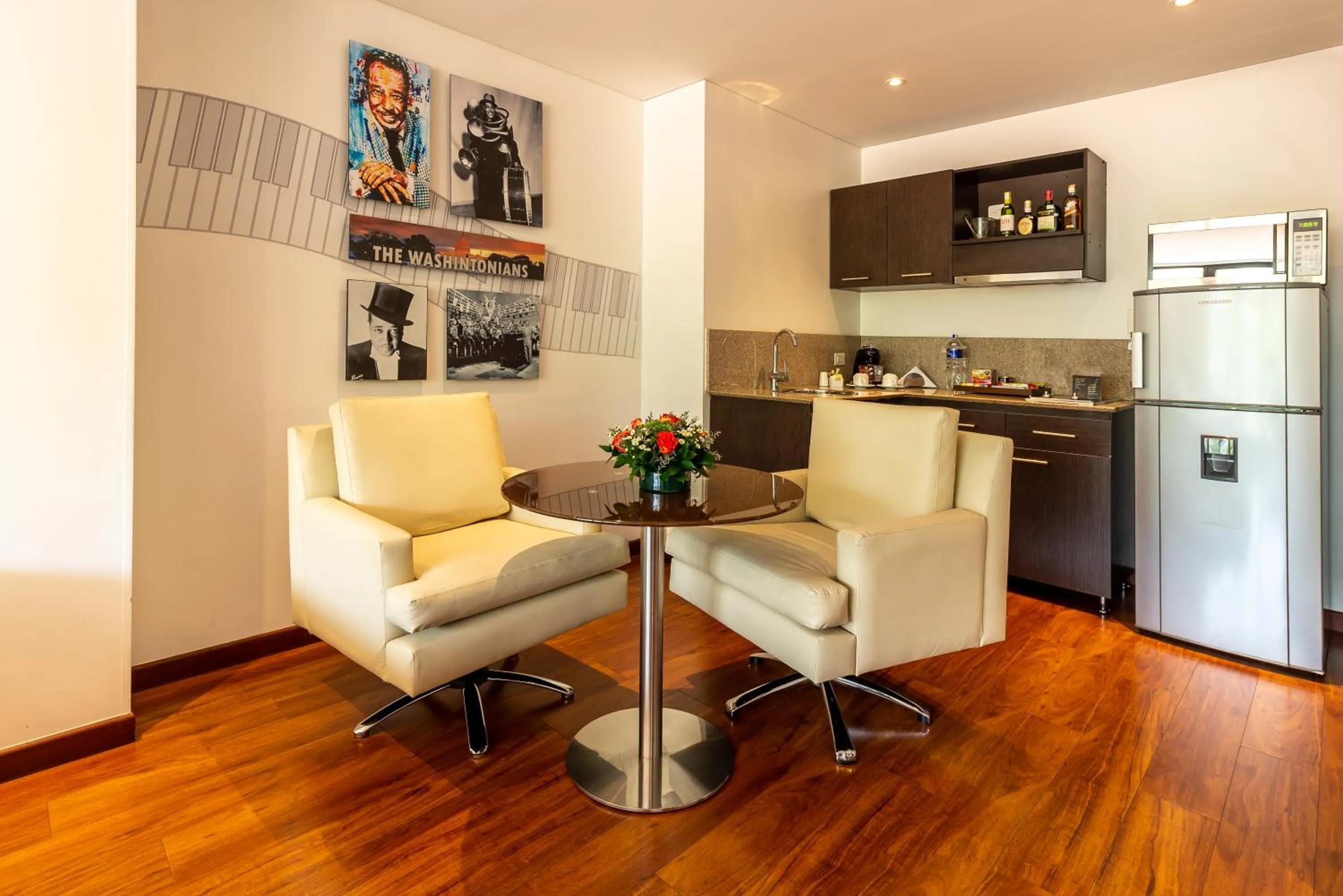 Living room in Hotel Jazz Apartments