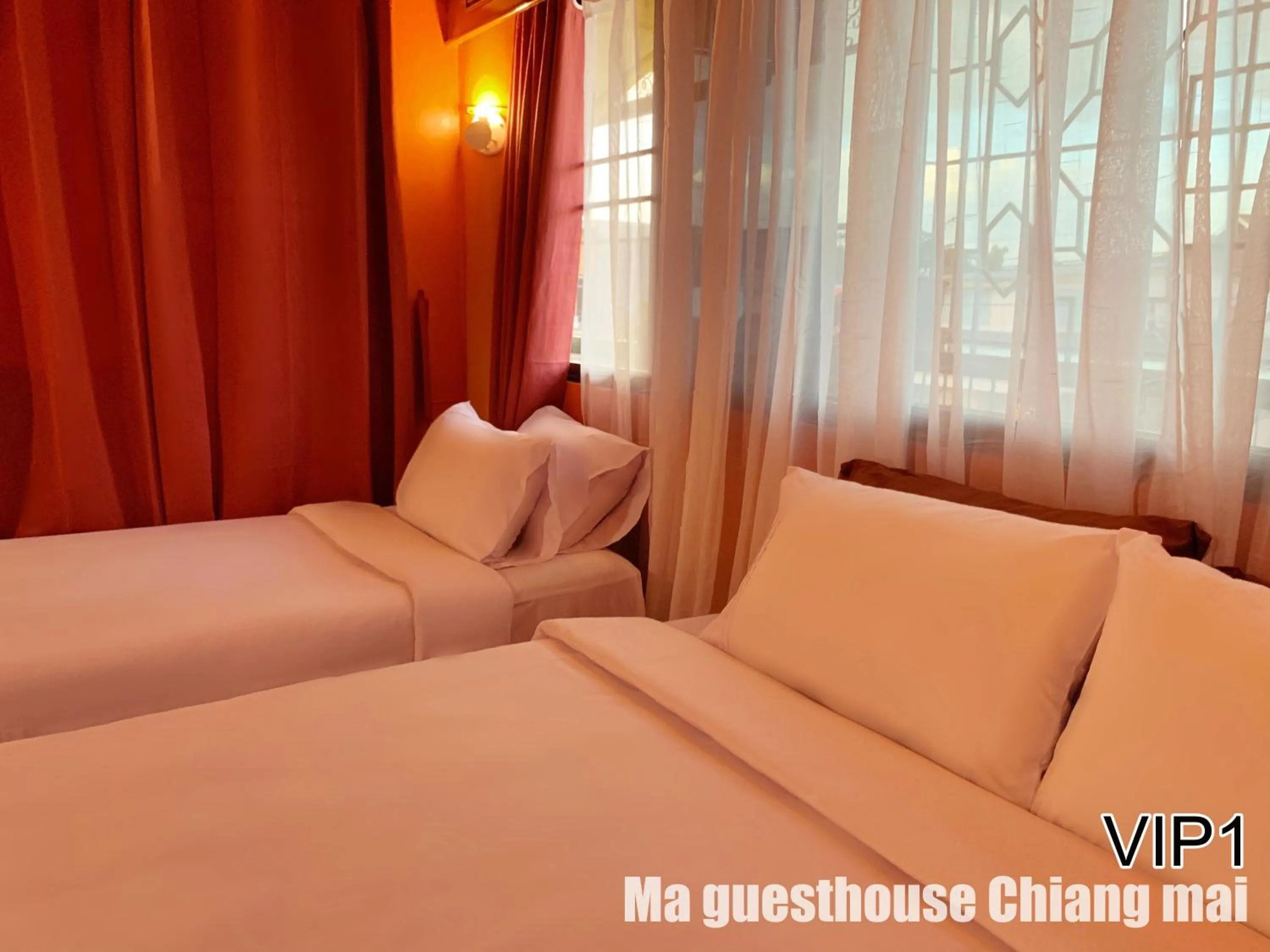 Bed in Ma Guesthouse Chiang Mai