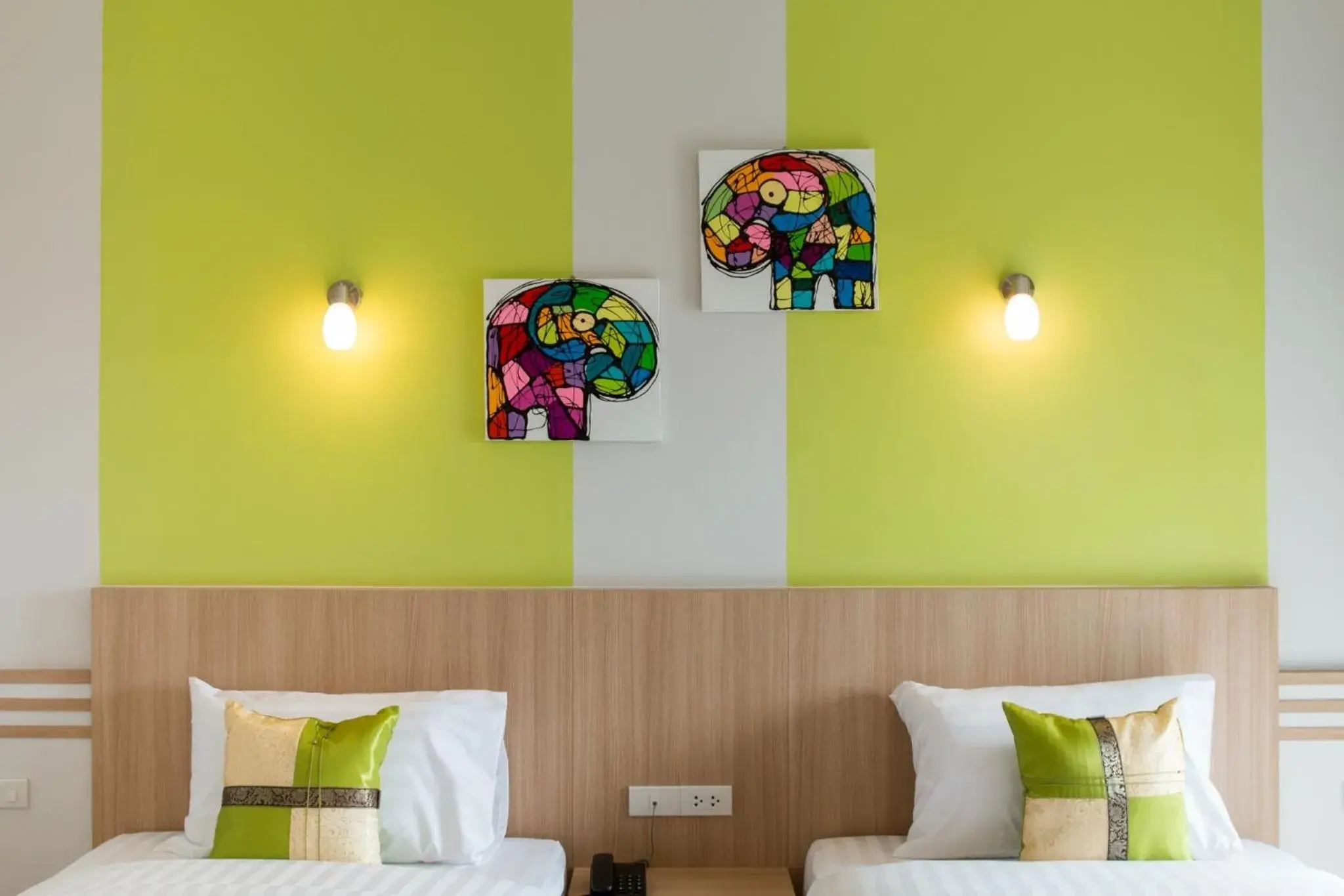 Bed in Phant at Thalang Service Apartment Bed in Phant at Thalang Service Apartment